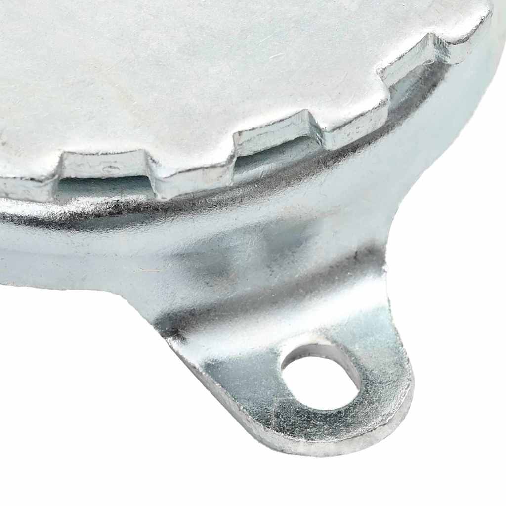 360 fokos forgó pedál ezüst 21,5 x 14 x 6 cm acél