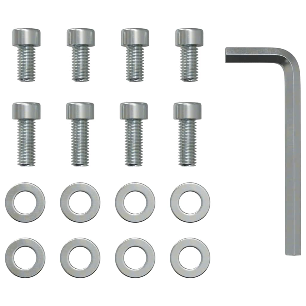 360 fokos forgó pedál ezüst 21,5 x 14 x 6 cm acél