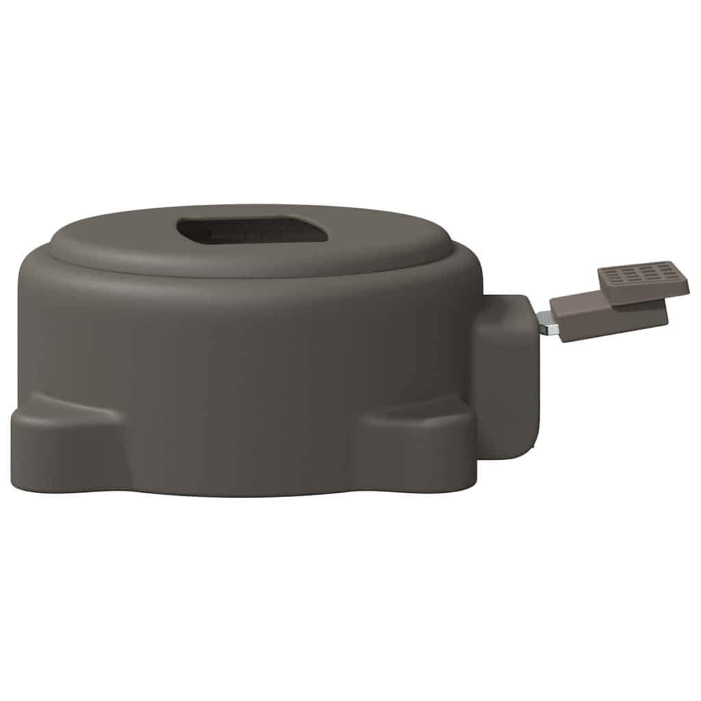 360 fokos forgó pedál ezüst 21,5 x 14 x 6 cm acél