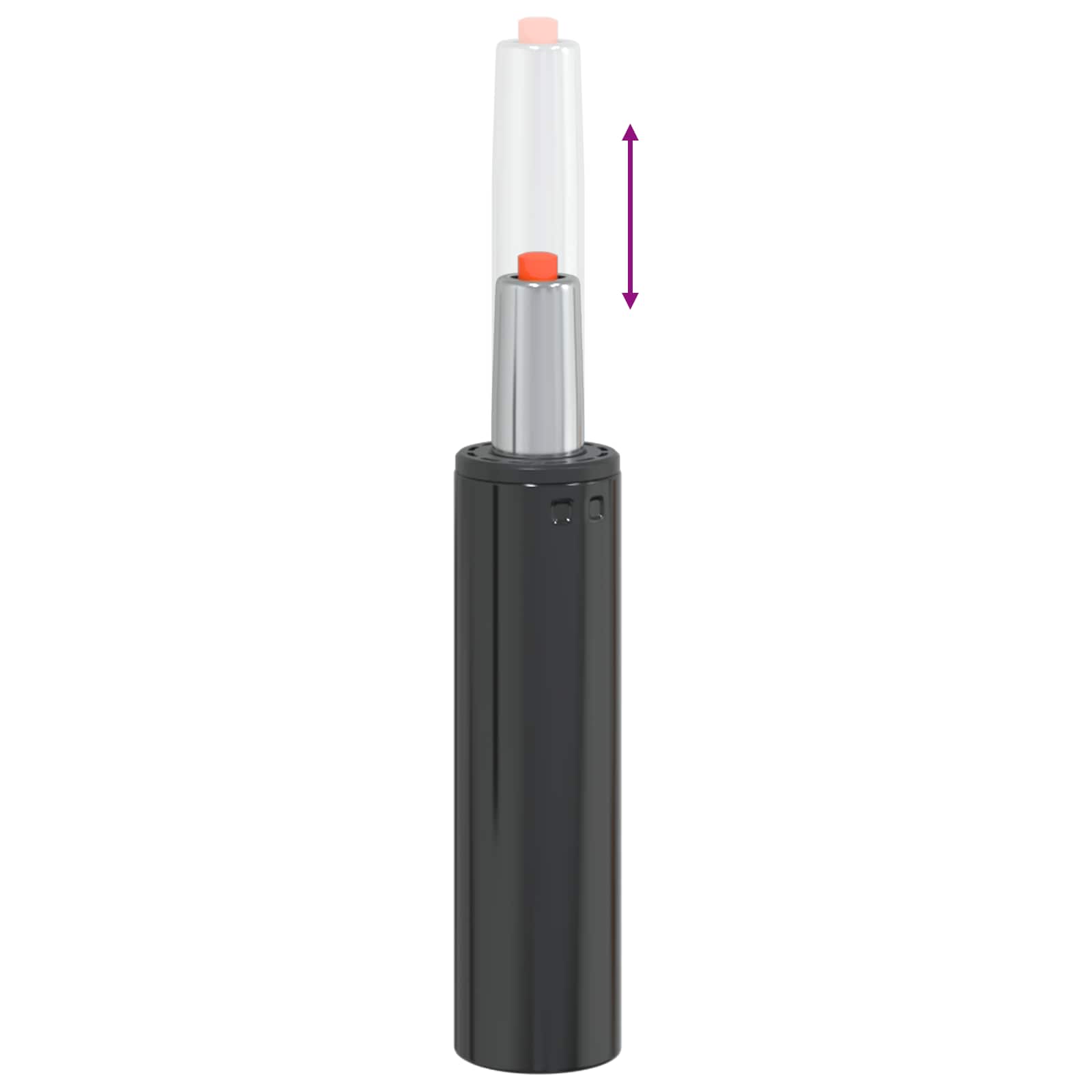 Irodai szék gázláb fekete 239-309 mm vas