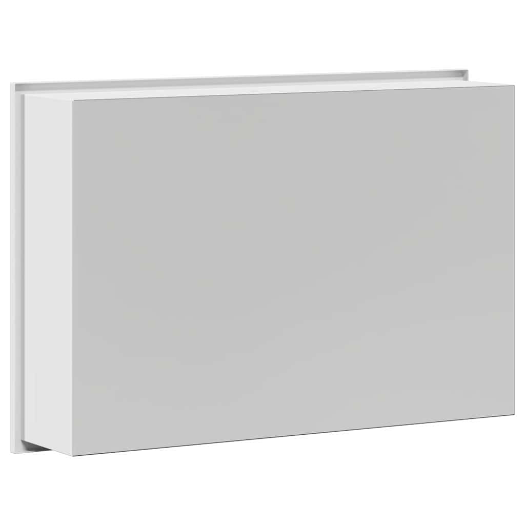 Zuhany niche fehér 45 x 30 x 9.5 cm rozsdamentes acél