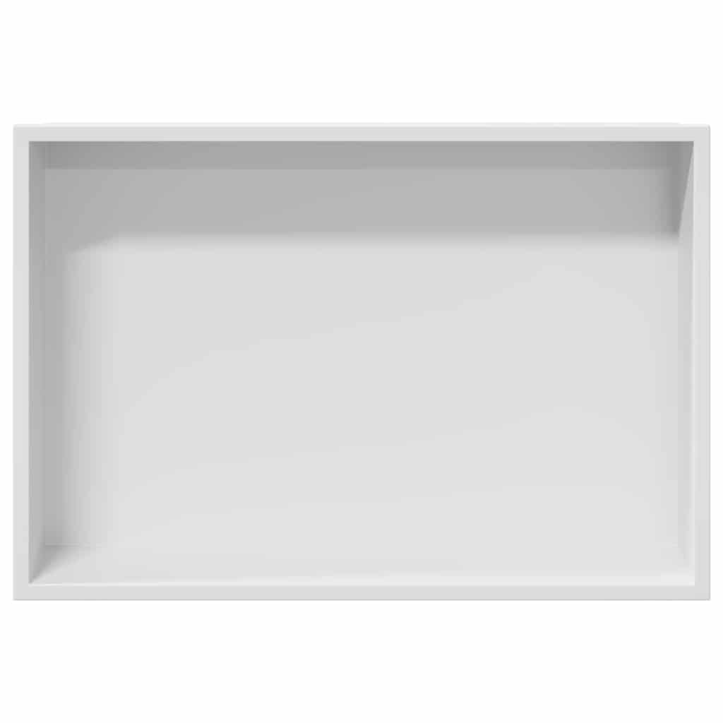 Zuhany niche fehér 45 x 30 x 9.5 cm rozsdamentes acél