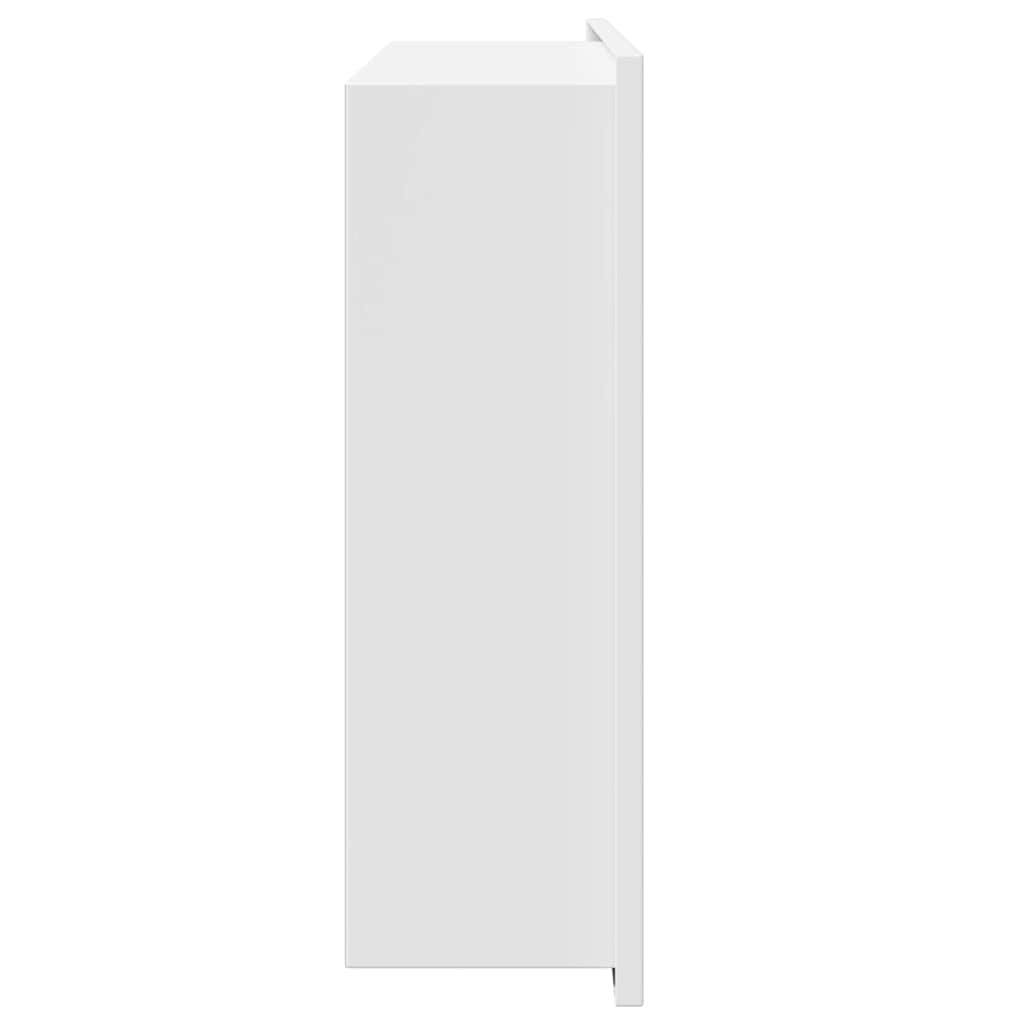 Zuhany niche fehér 45 x 30 x 9.5 cm rozsdamentes acél