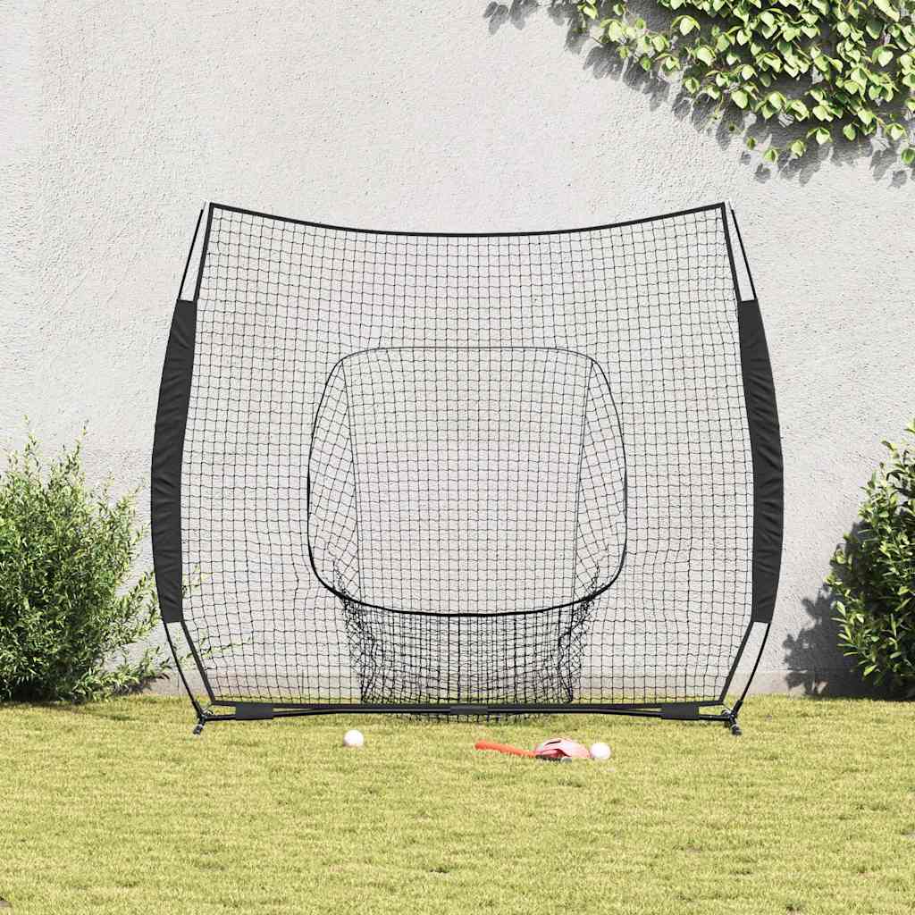 Baseball és softbol fekete 250 x 106 x 209 cm poliészter