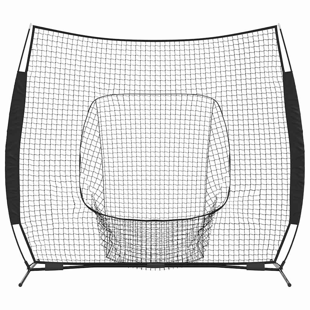 Baseball és softbol fekete 250 x 106 x 209 cm poliészter