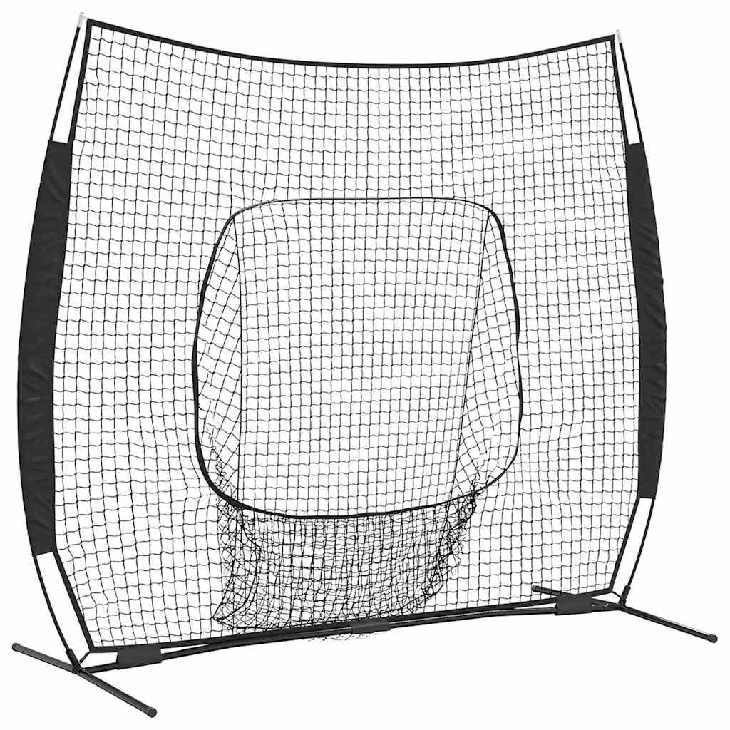 Baseball és softbol fekete 250 x 106 x 209 cm poliészter