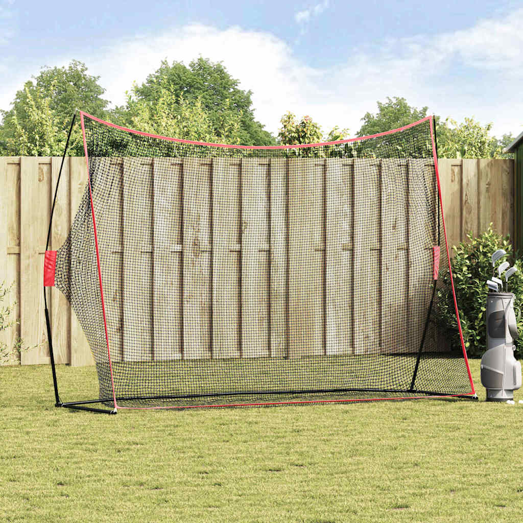 Golf edzősegéd fekete 314 x 92 x 214 cm poliészter
