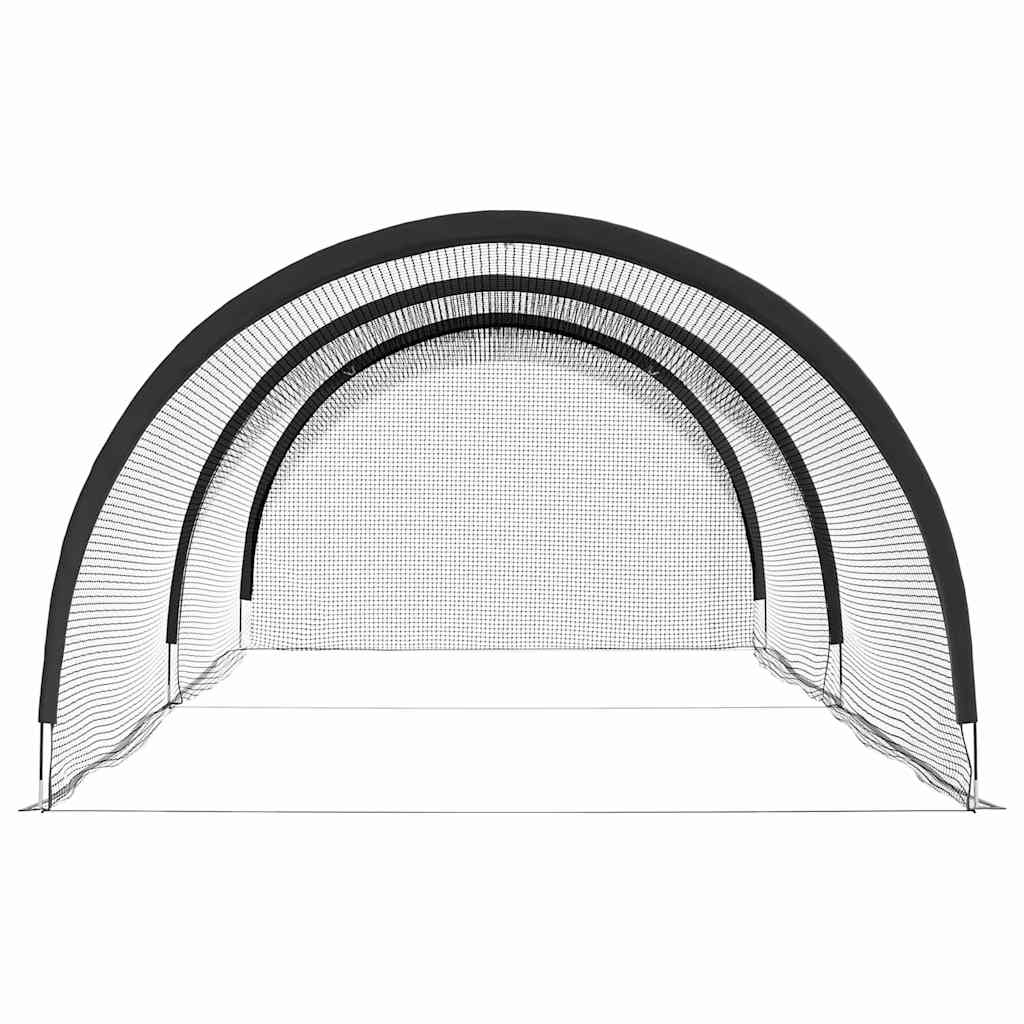 Baseball és softbol fekete 702 x 369,5 x 243,5 cm poliészter Baseball és softbol fekete 702 x 369,5 x 243,5 cm poliészter