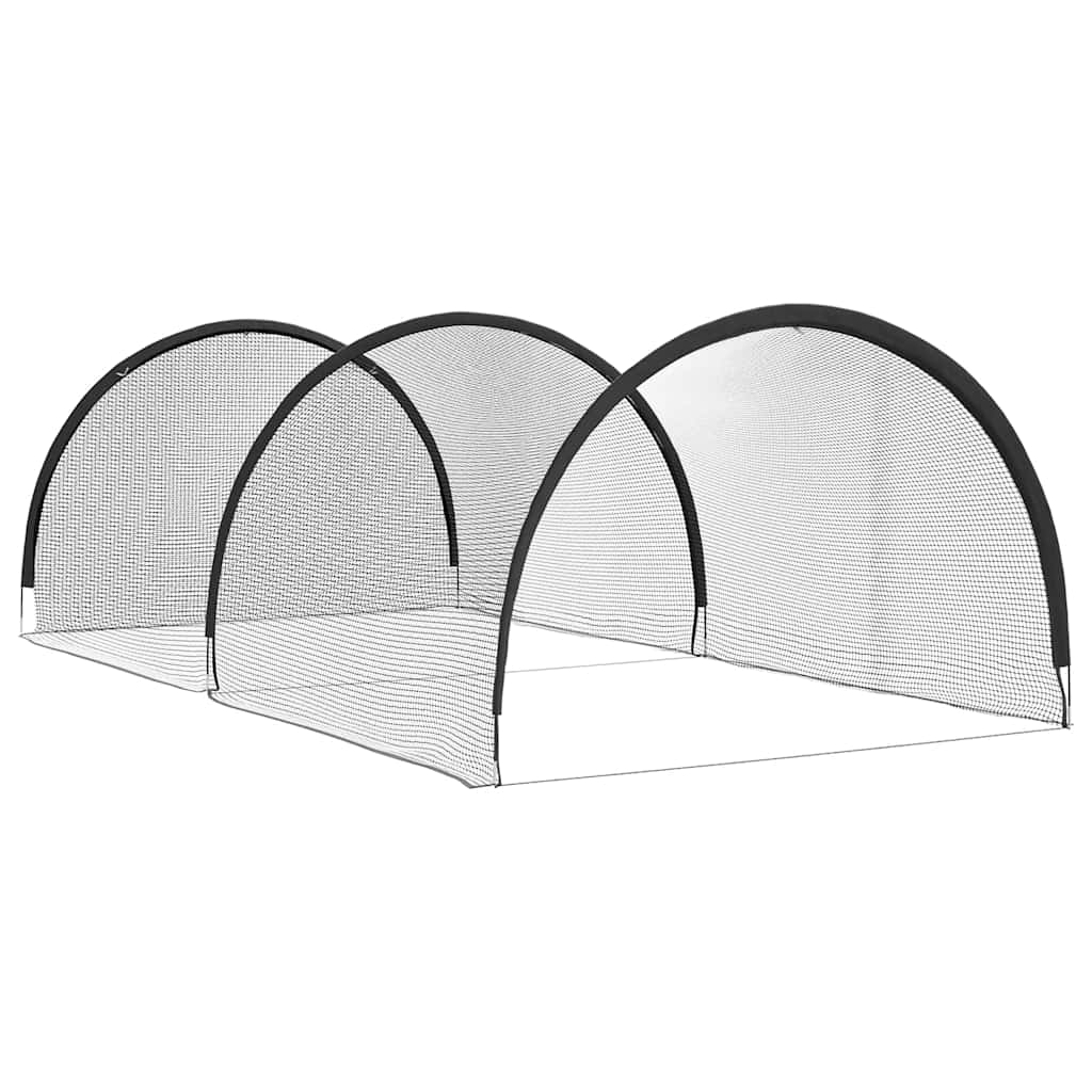 Baseball és softbol fekete 702 x 369,5 x 243,5 cm poliészter Baseball és softbol fekete 702 x 369,5 x 243,5 cm poliészter