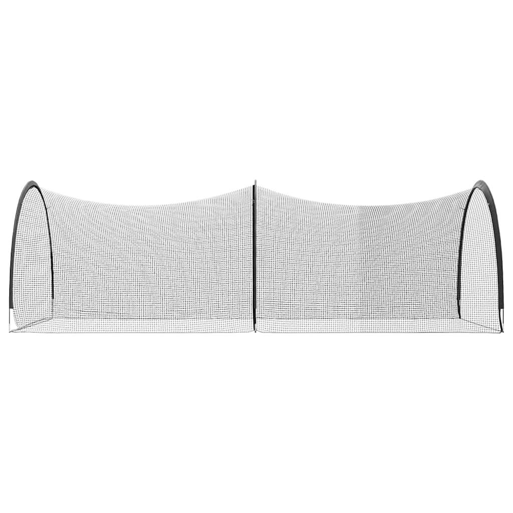 Baseball és softbol fekete 702 x 369,5 x 243,5 cm poliészter Baseball és softbol fekete 702 x 369,5 x 243,5 cm poliészter