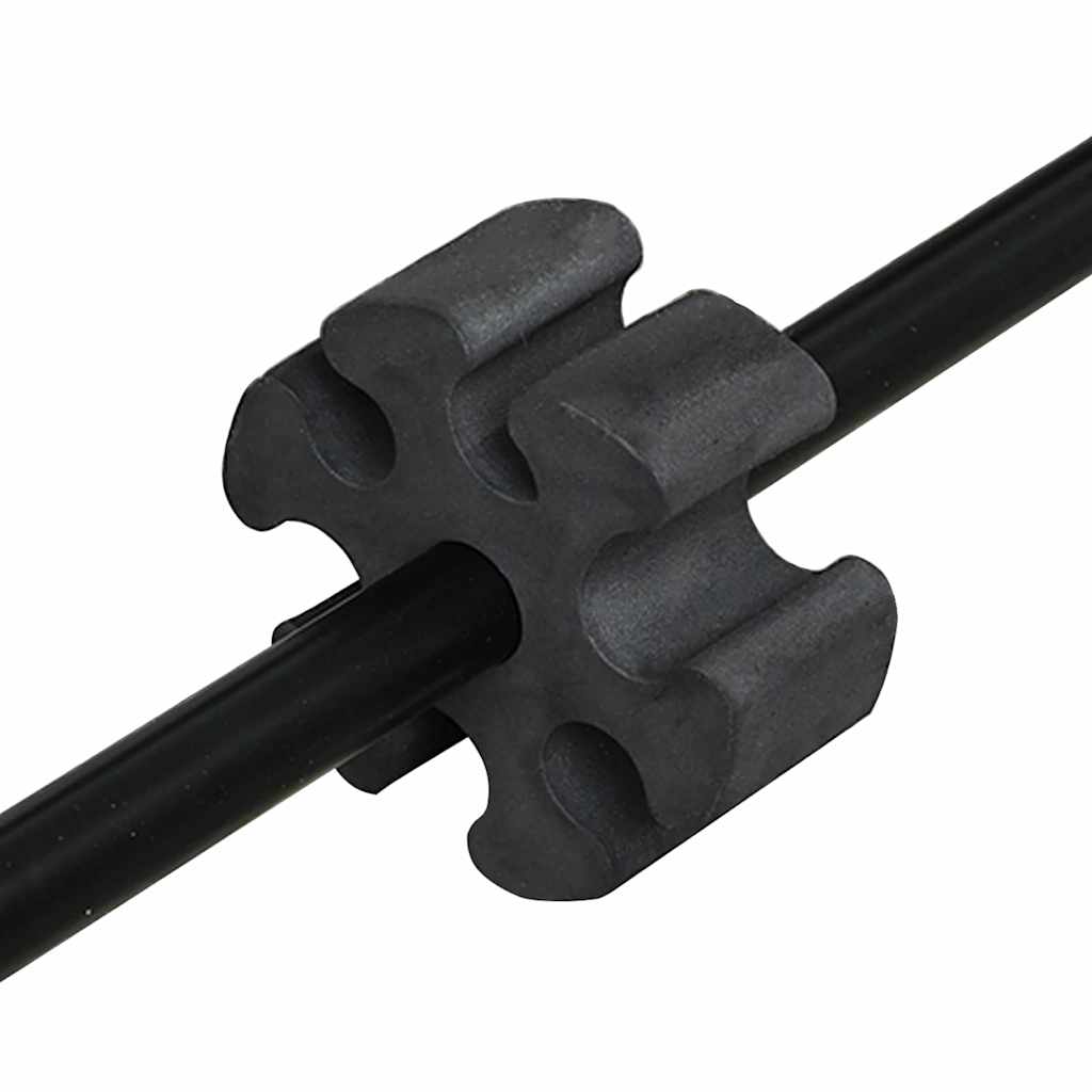 Tenisz háló fekete és piros 301 x 90.5 x 87 cm poliészter