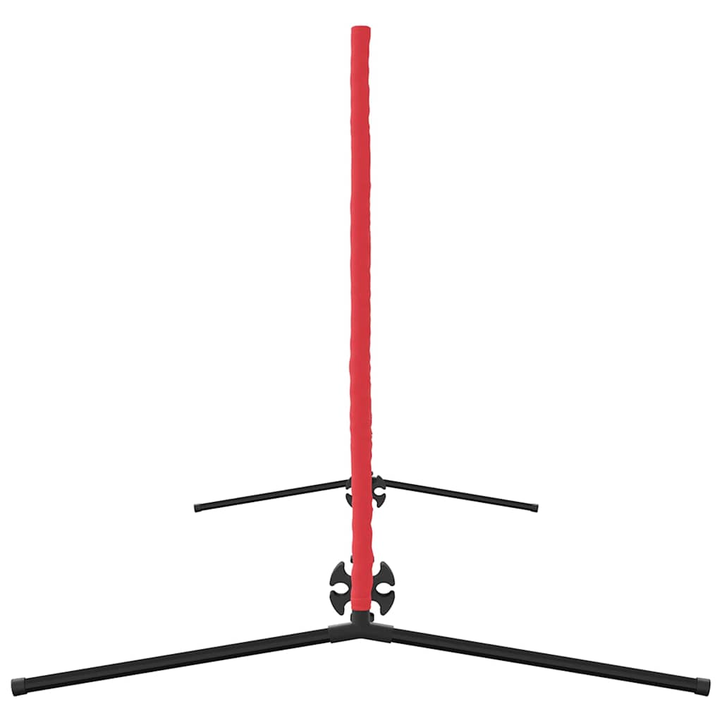 Tenisz háló fekete és piros 301 x 90.5 x 87 cm poliészter