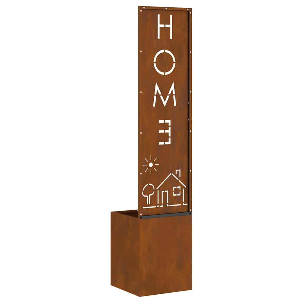 Kertvédő vászon rozsdás 32 x 140 cm időjárásálló acél