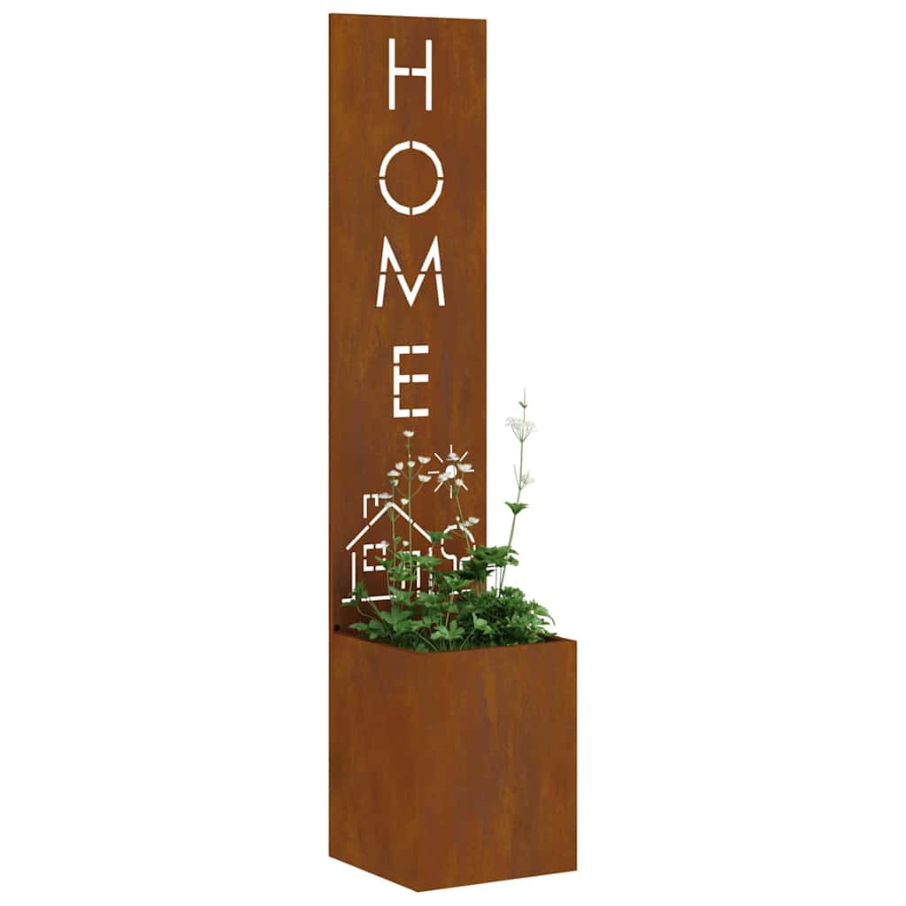 Kertvédő vászon rozsdás 32 x 140 cm időjárásálló acél