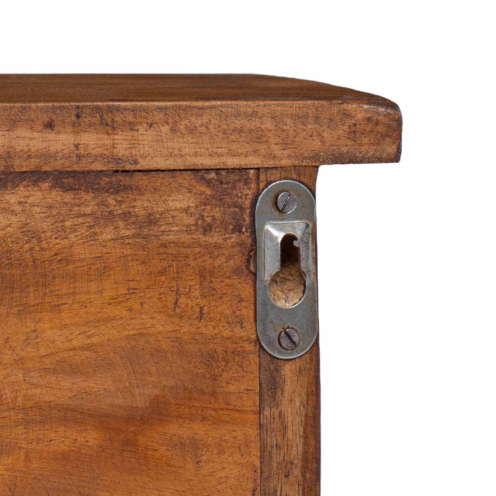 Fogas barna 70 x 11 x 27 cm tömör mahagóni fa