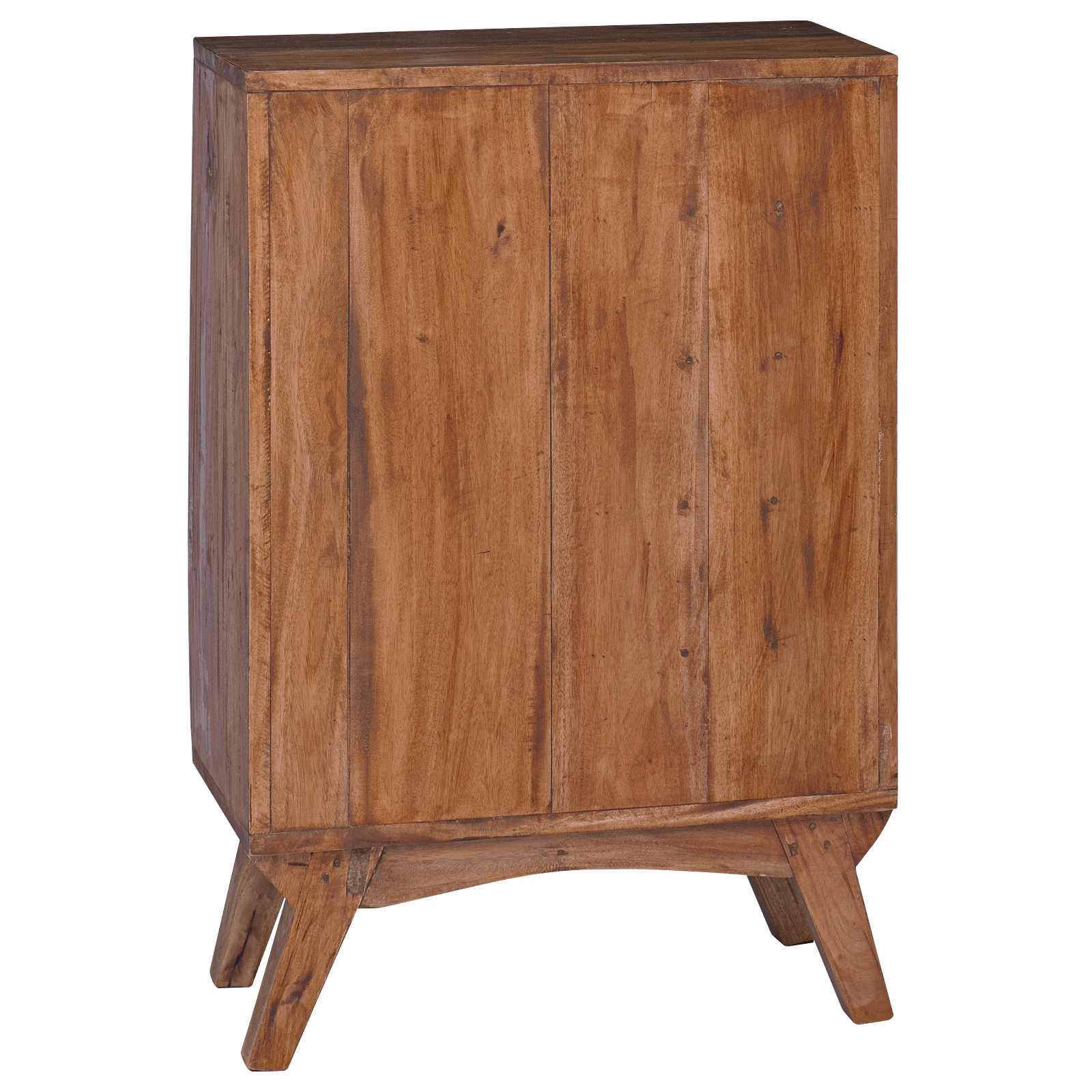 Állvány barna 60 x 30 x 90 cm szilárd újrahasznosított fa