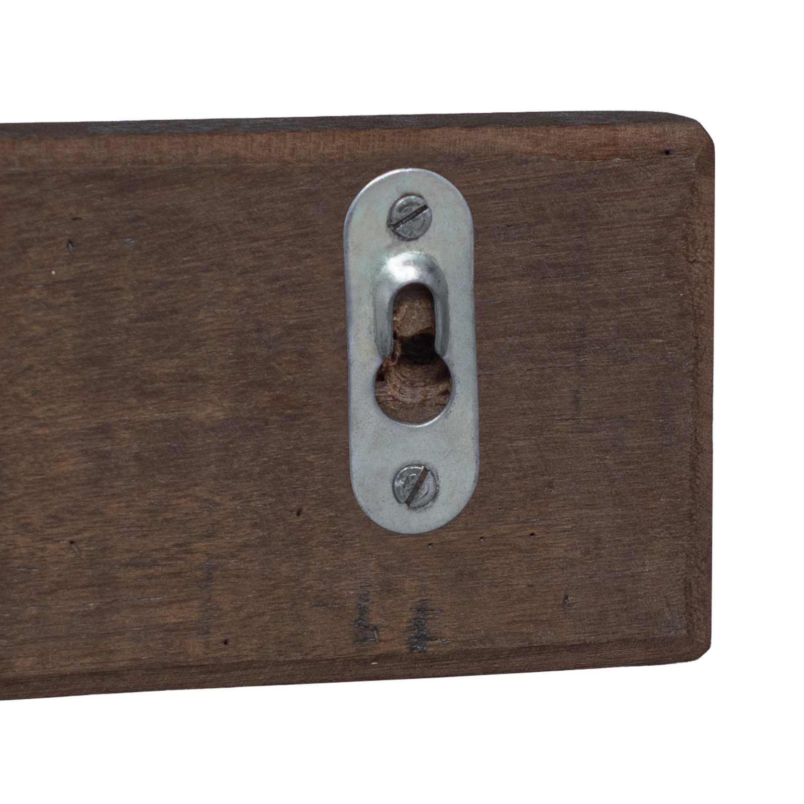 Fogas barna 60 x 7 x 8 cm szilárd újrahasznosított fa