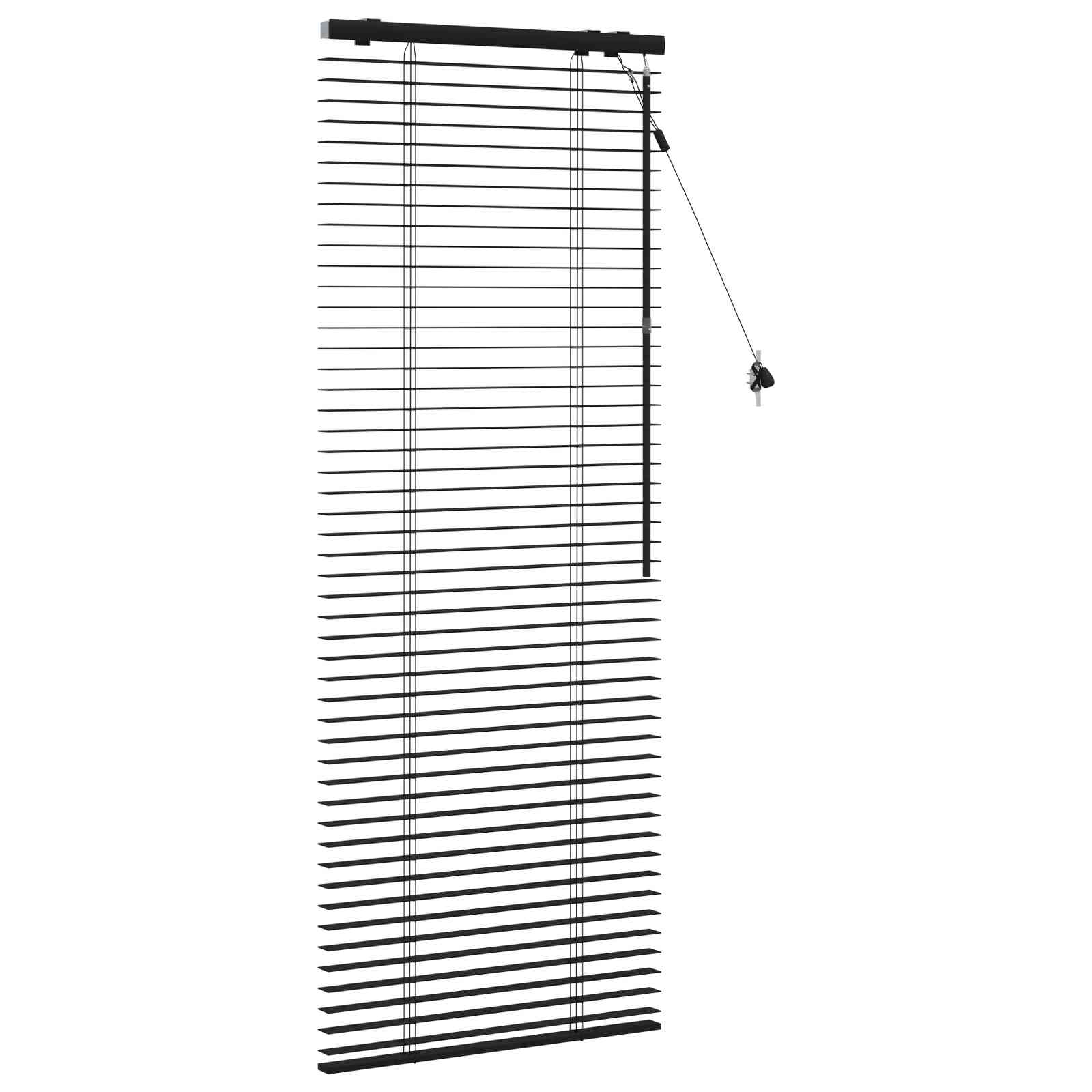 Zsaluzia fekete 60 x 160 cm 35 mm masszív paulownia fa