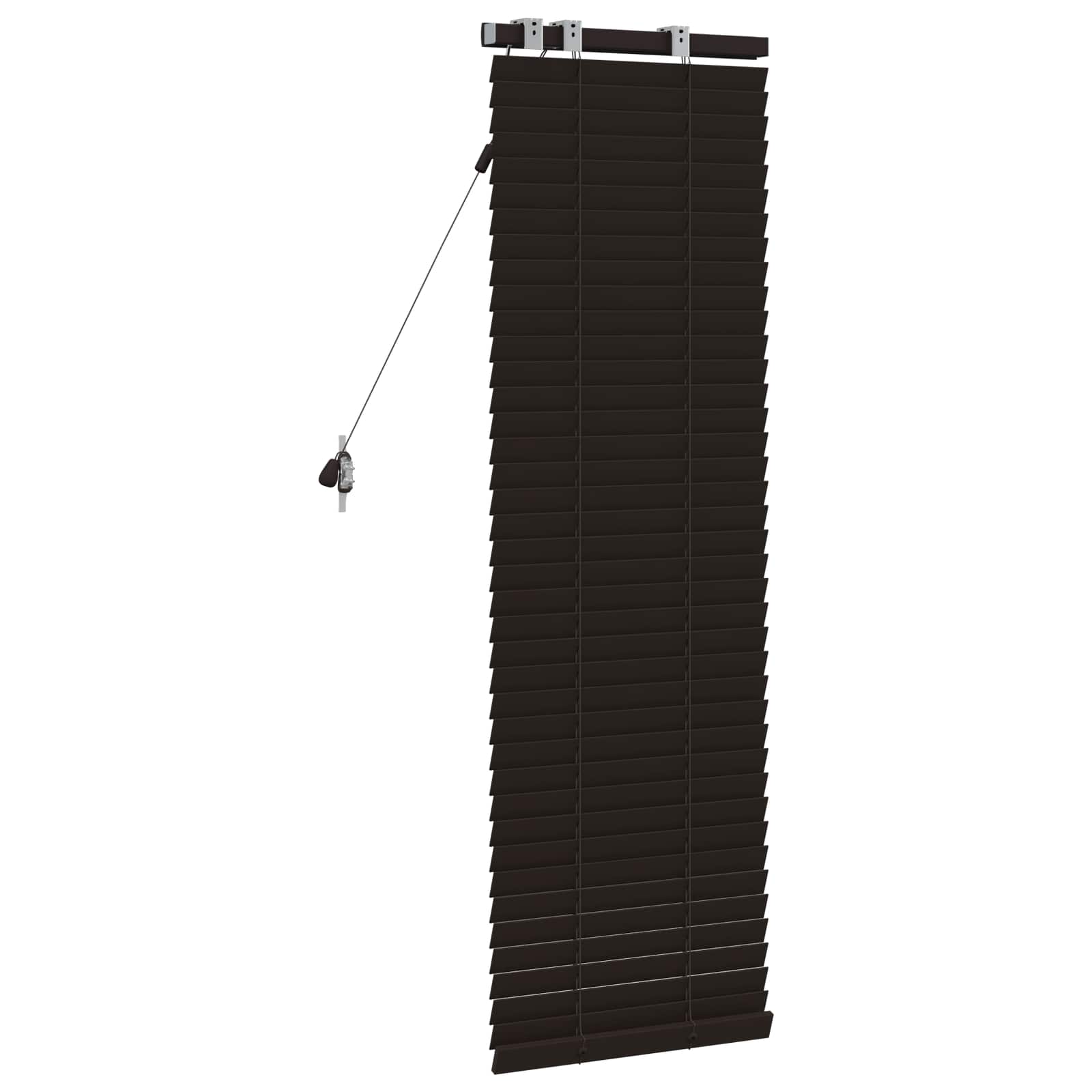 Zsaluzia sötét barna 40 x 130 cm 35 mm masszív paulownia fa