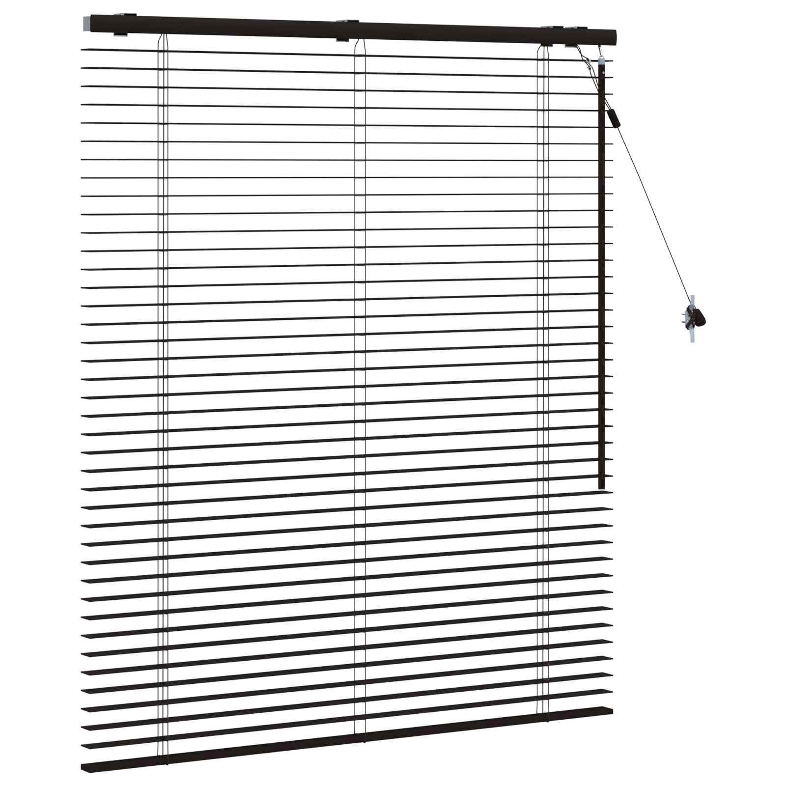 Zsaluzia sötét barna 120 x 130 cm 35 mm masszív paulownia fa