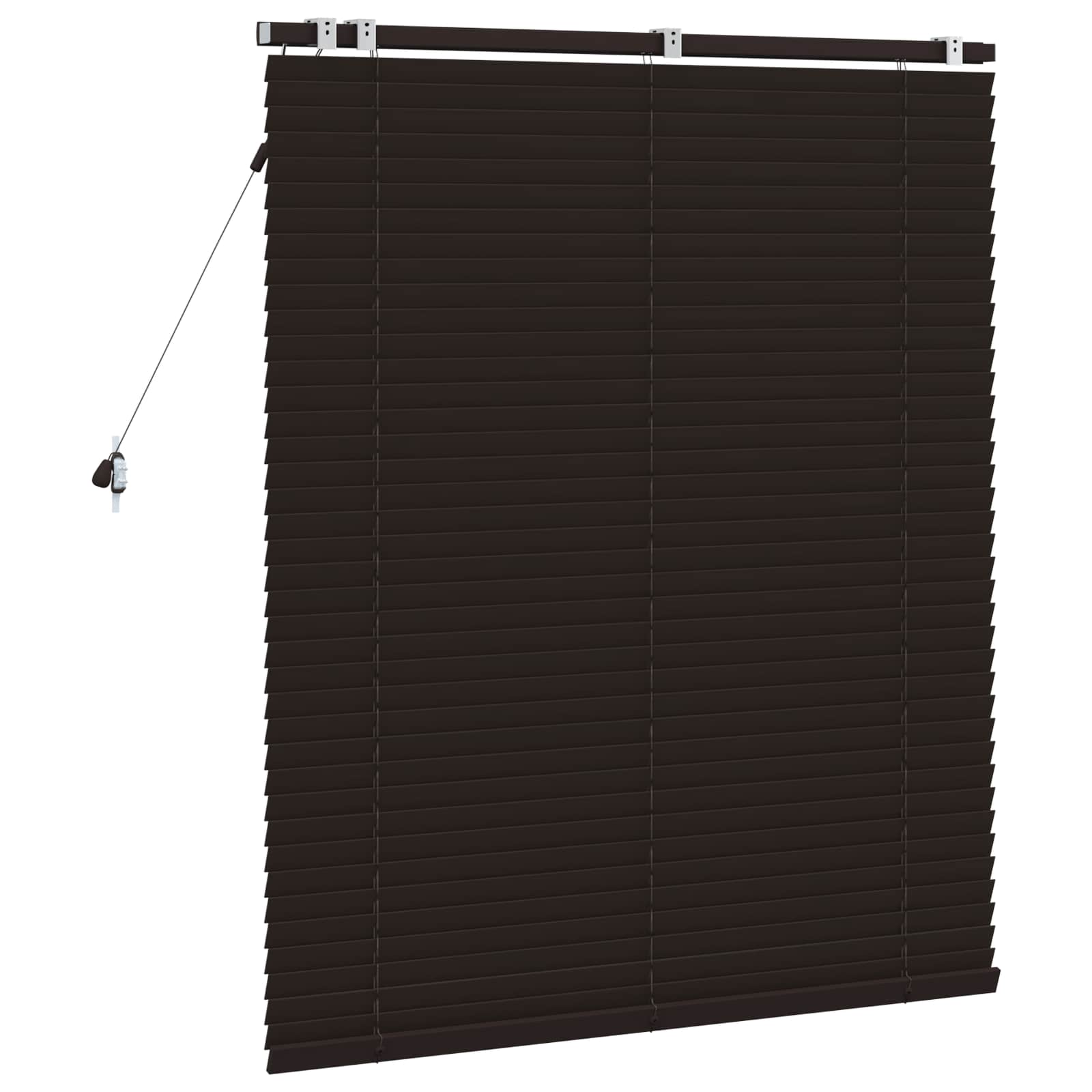 Zsaluzia sötét barna 120 x 130 cm 35 mm masszív paulownia fa