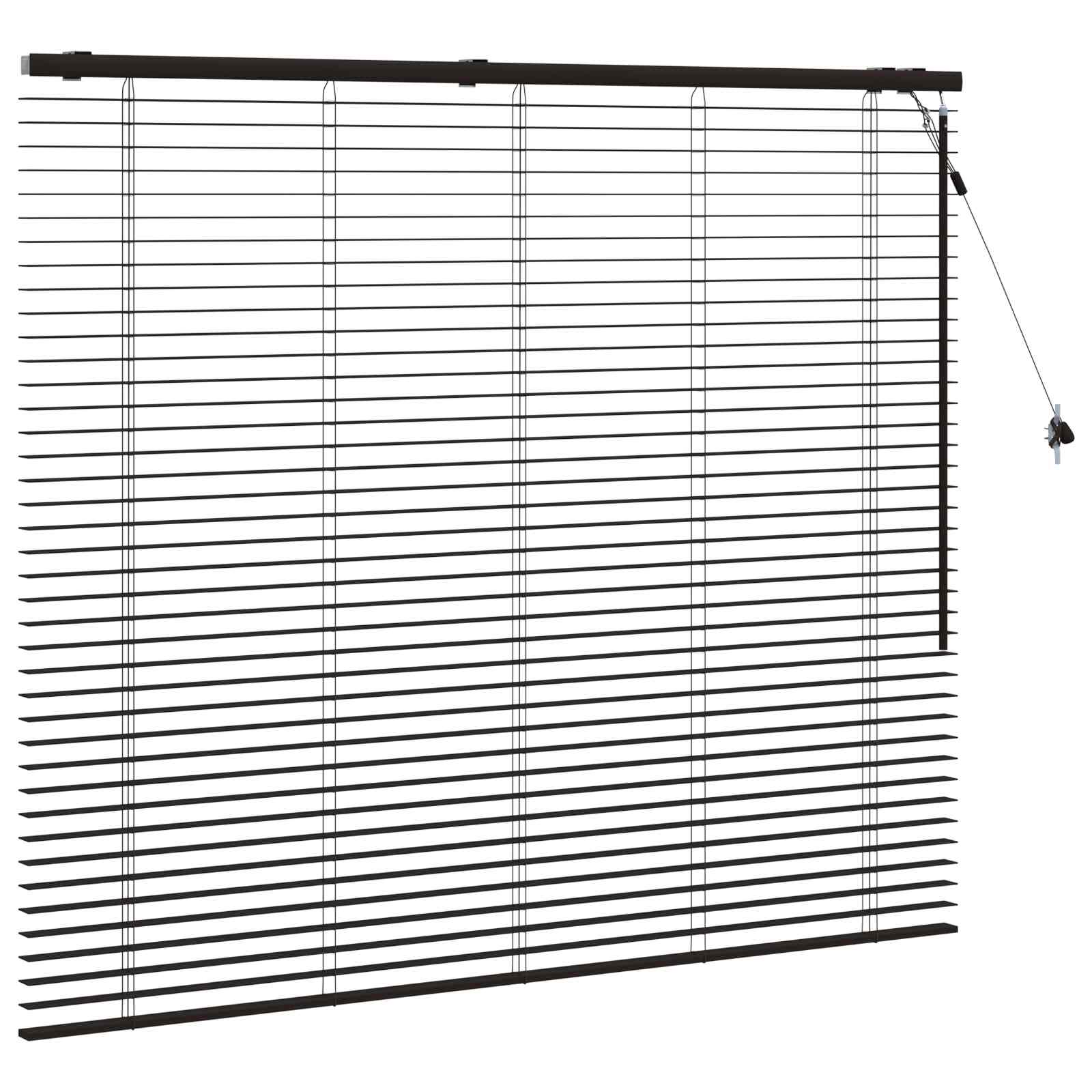 Zsaluzia sötét barna 145 x 130 cm 35 mm masszív paulownia fa
