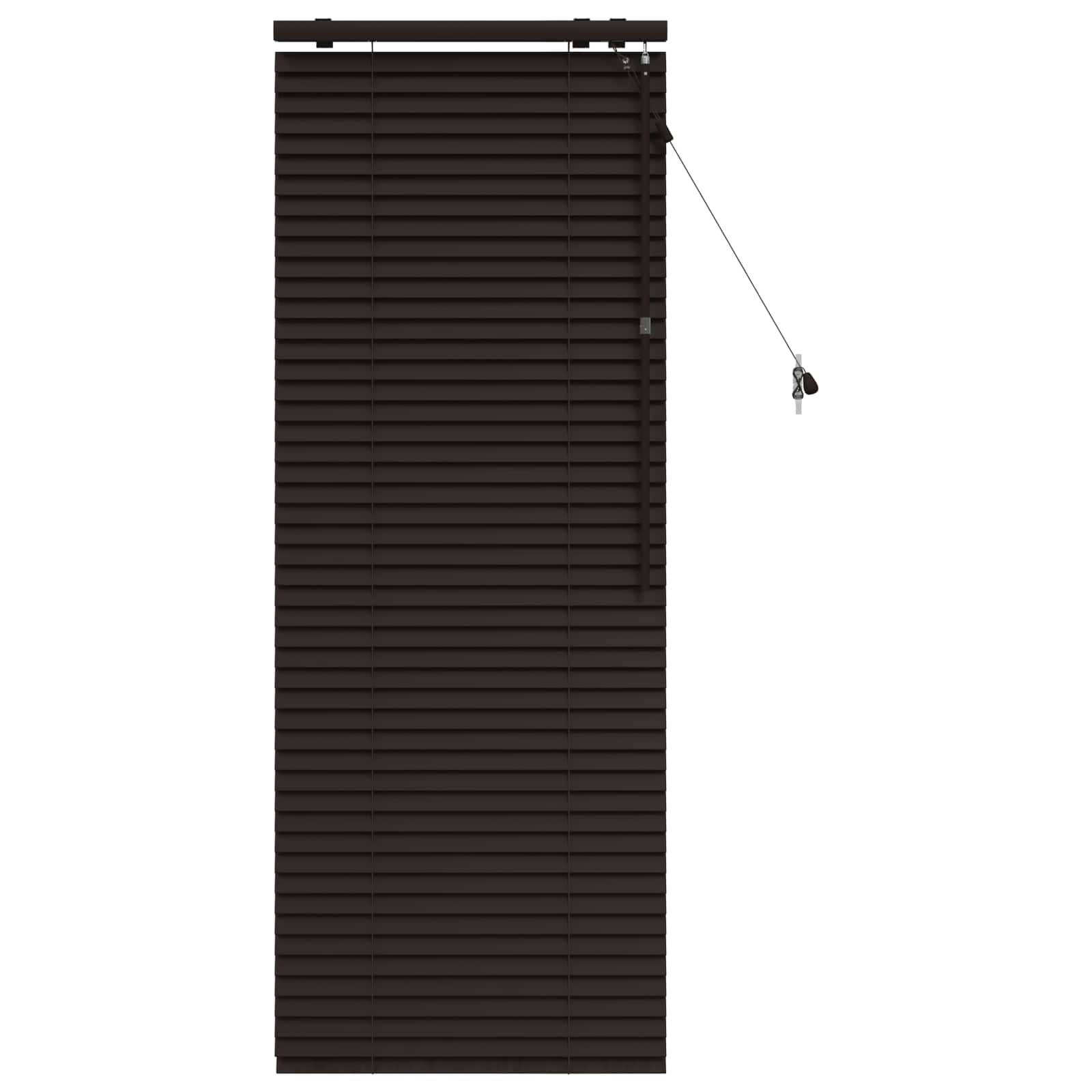 Zsaluzia sötét barna 60 x 160 cm 35 mm masszív paulownia fa