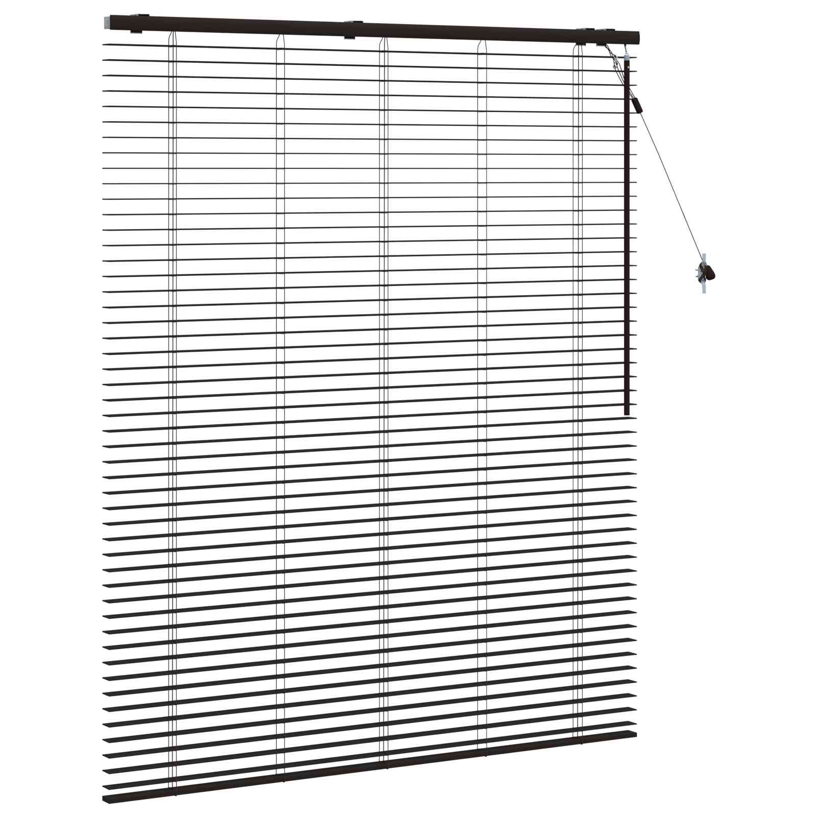 Zsaluzia sötét barna 130 x 160 cm 35 mm masszív paulownia fa