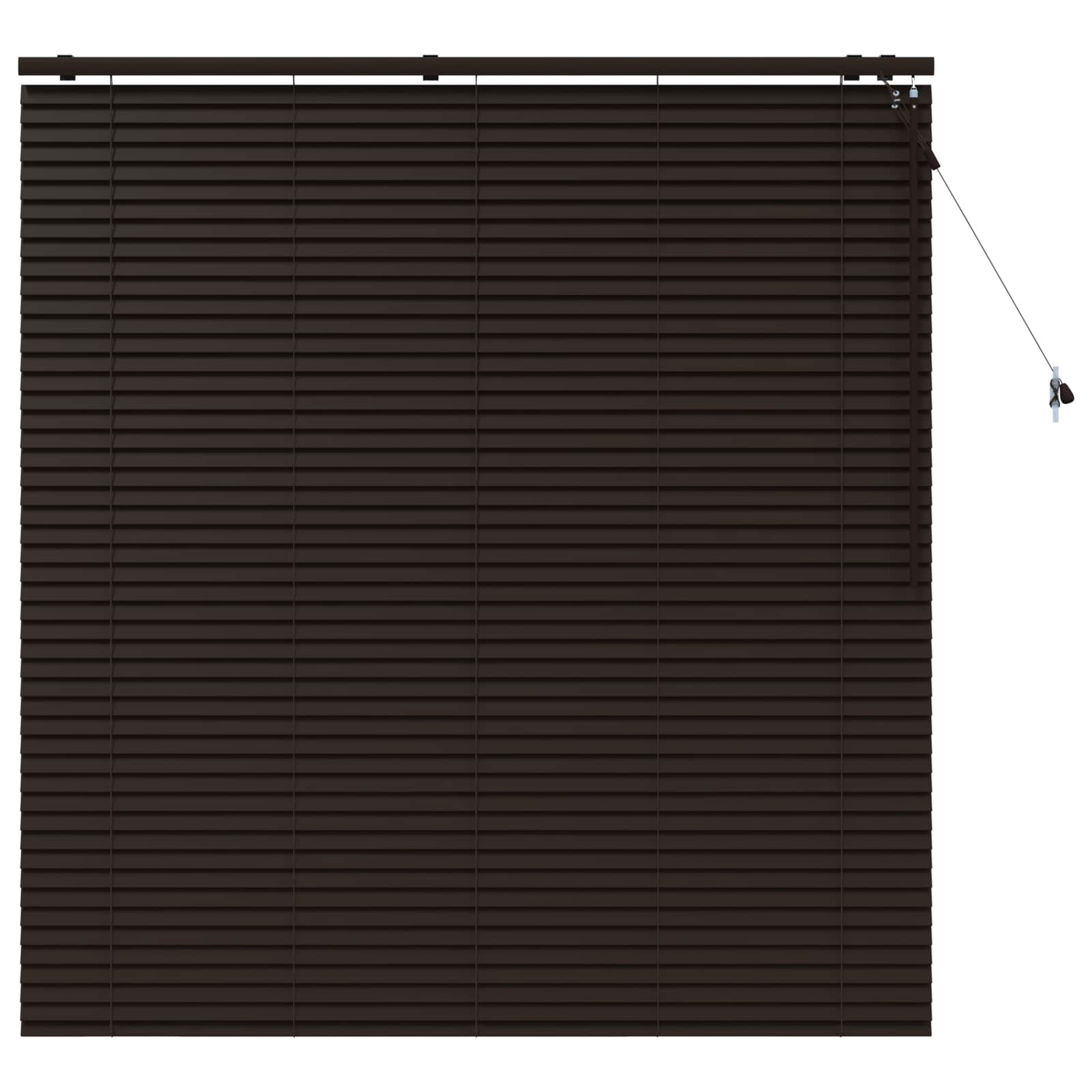 Zsaluzia sötét barna 160 x 160 cm 35 mm masszív paulownia fa