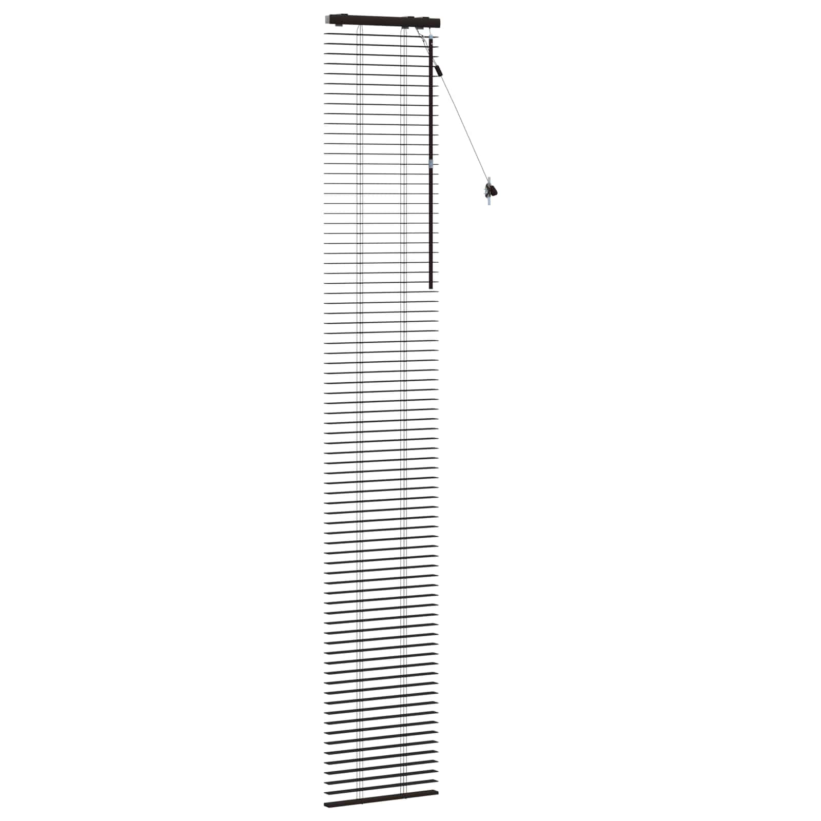 Zsaluzia sötét barna 50 x 250 cm 35 mm masszív paulownia fa