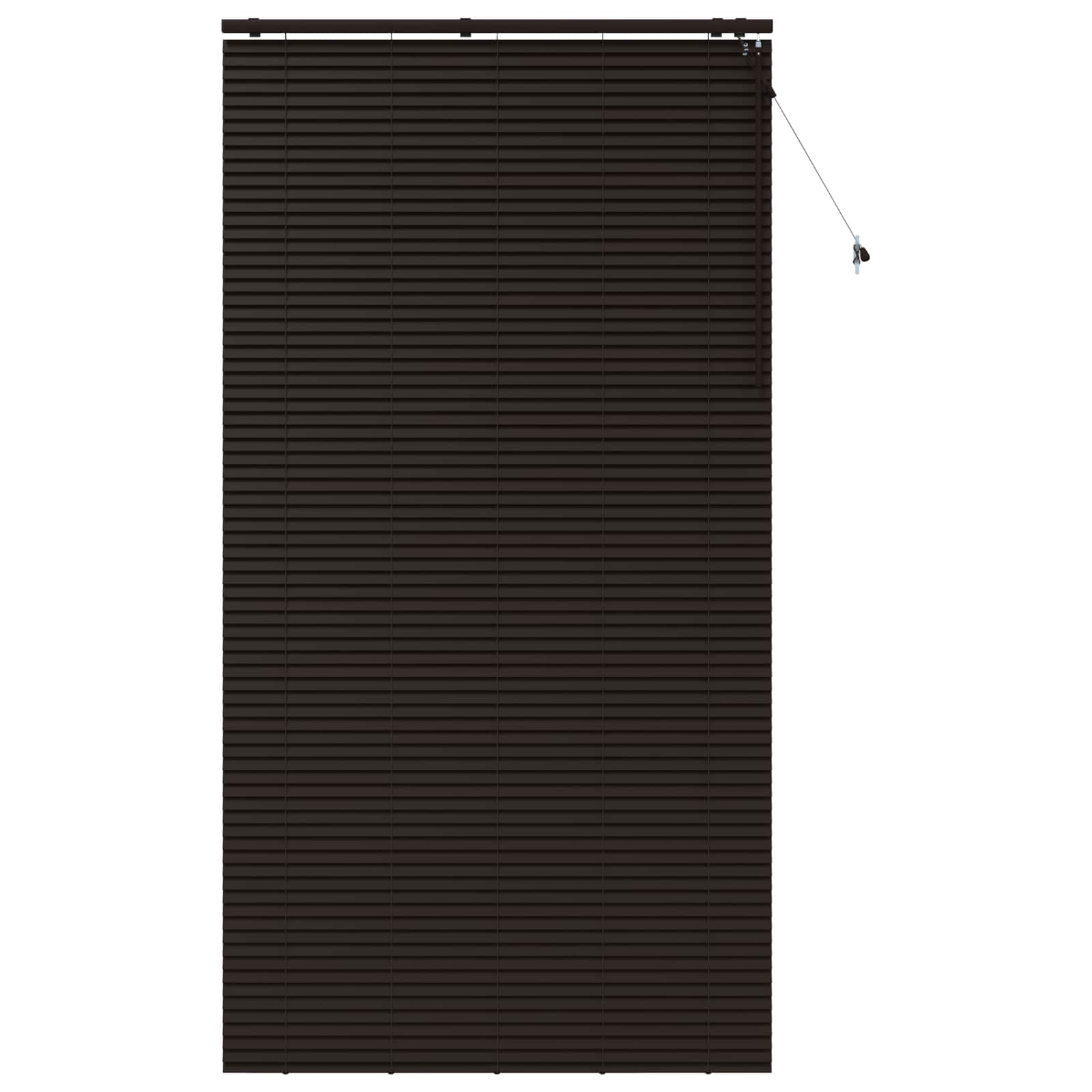 Zsaluzia sötét barna 130 x 250 cm 35 mm masszív paulownia fa