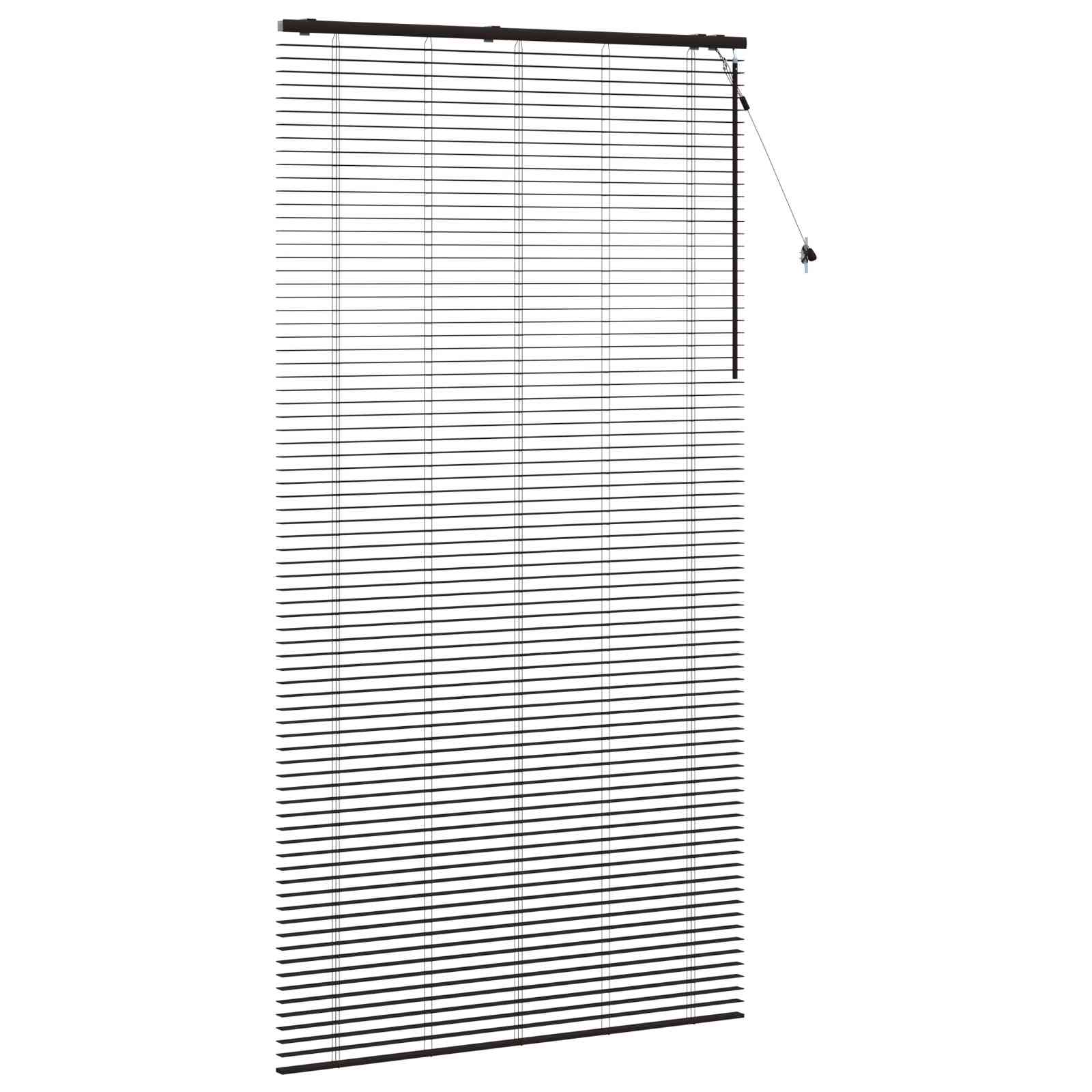Zsaluzia sötét barna 135 x 250 cm 35 mm masszív paulownia fa