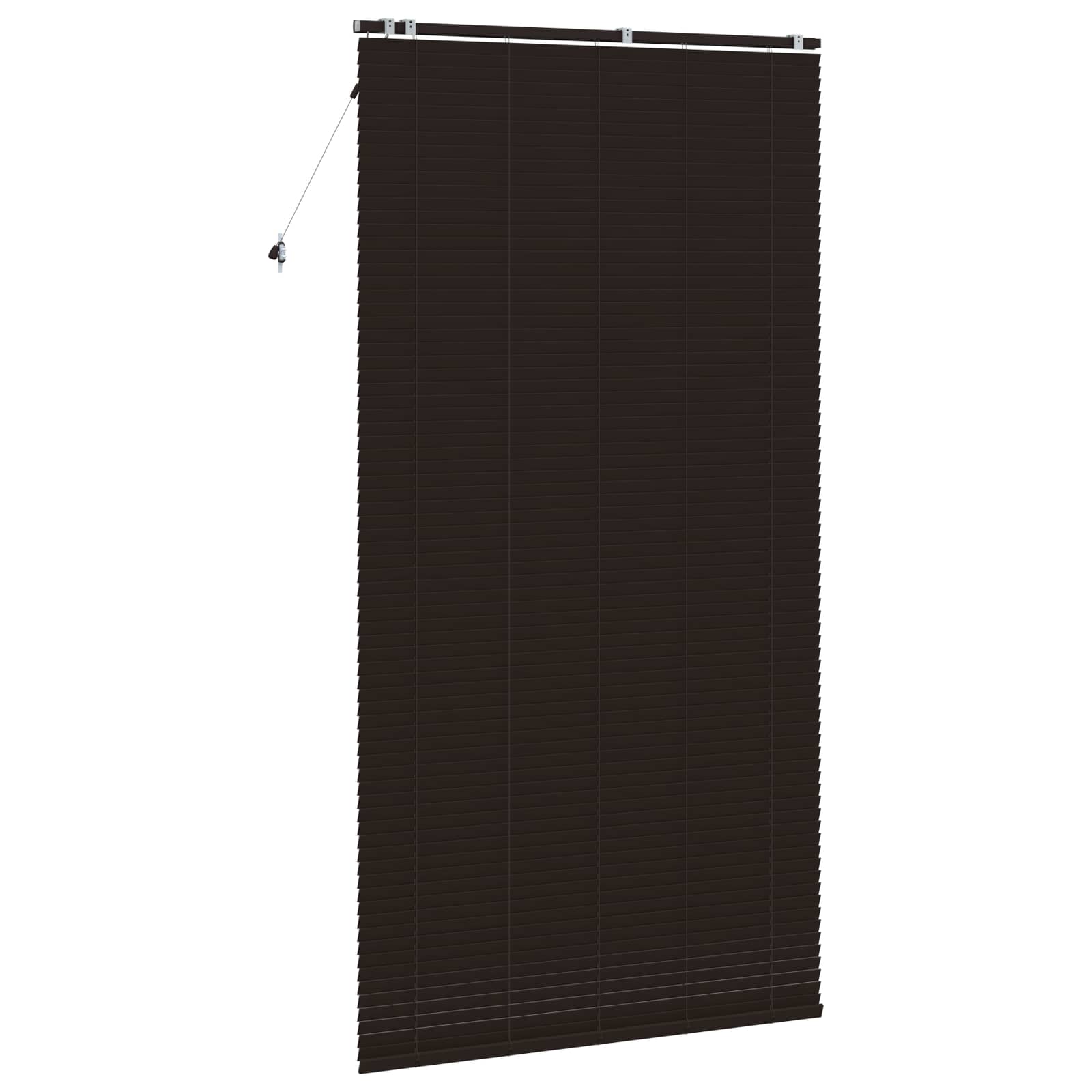 Zsaluzia sötét barna 135 x 250 cm 35 mm masszív paulownia fa