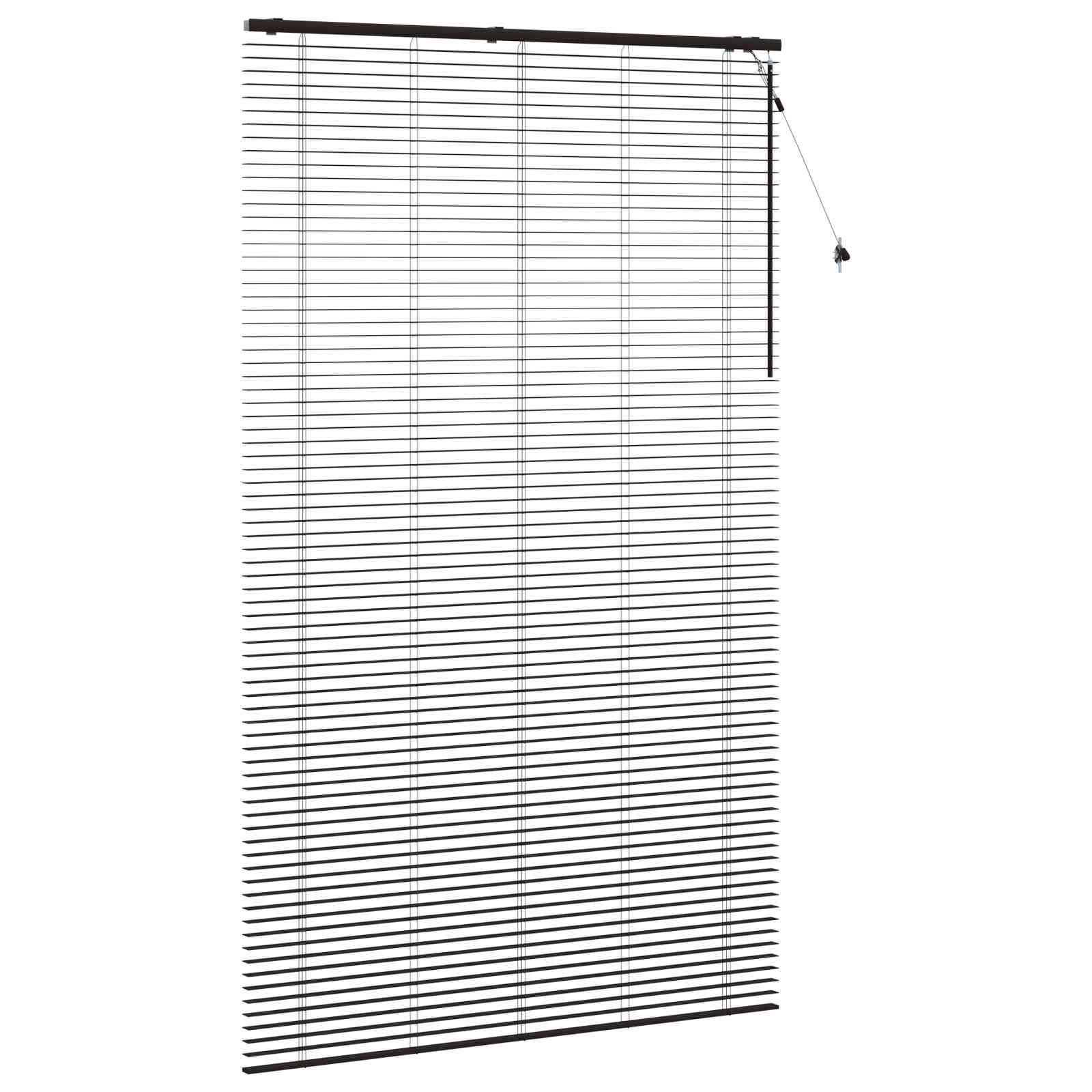 Zsaluzia sötét barna 150 x 250 cm 35 mm masszív paulownia fa