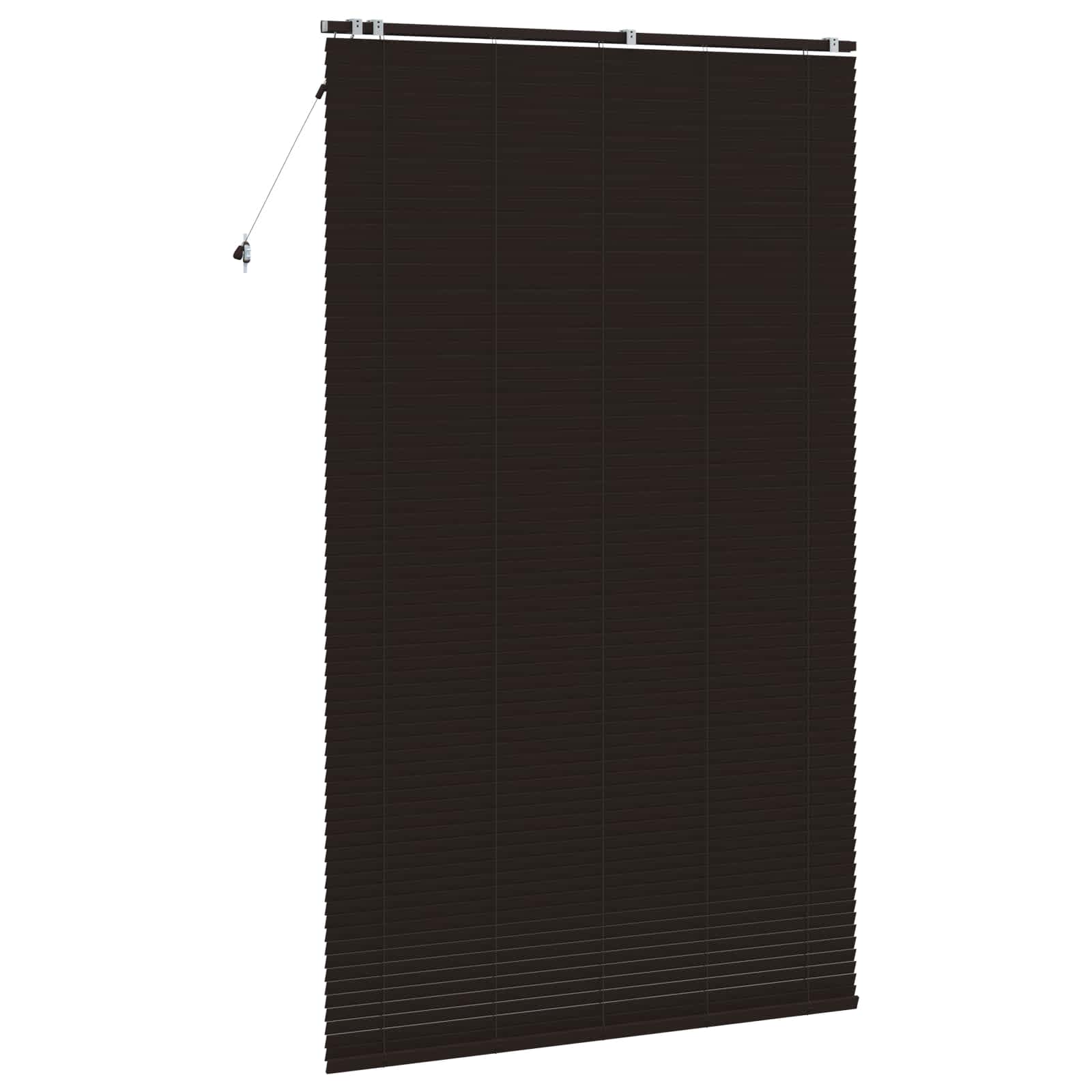 Zsaluzia sötét barna 150 x 250 cm 35 mm masszív paulownia fa