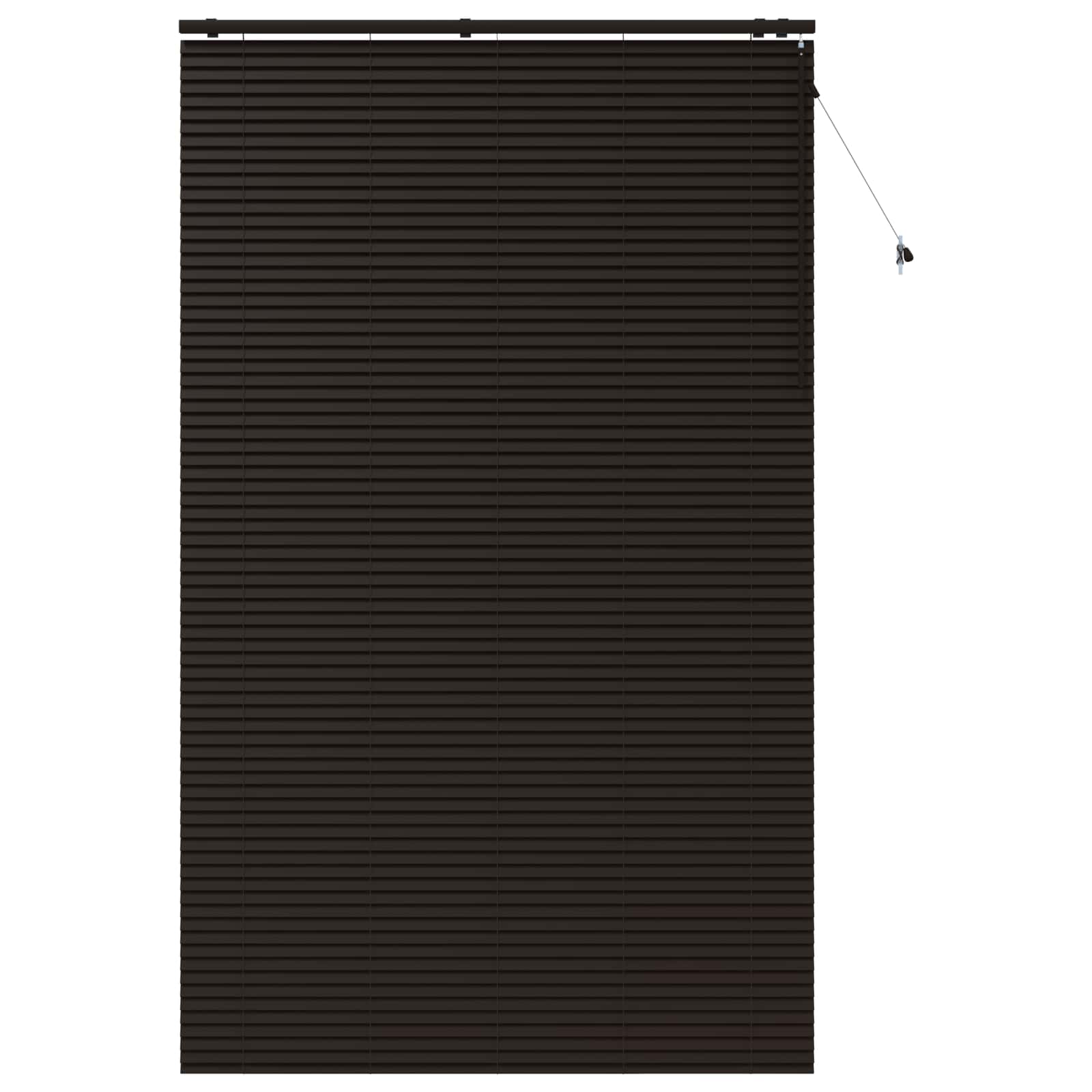 Zsaluzia sötét barna 150 x 250 cm 35 mm masszív paulownia fa