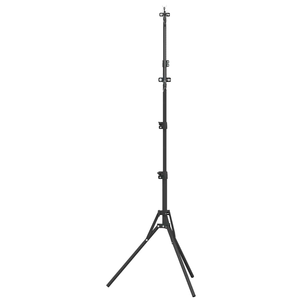 Céltábla állvány fekete és fehér 82,5 x 51 x 150 cm fém