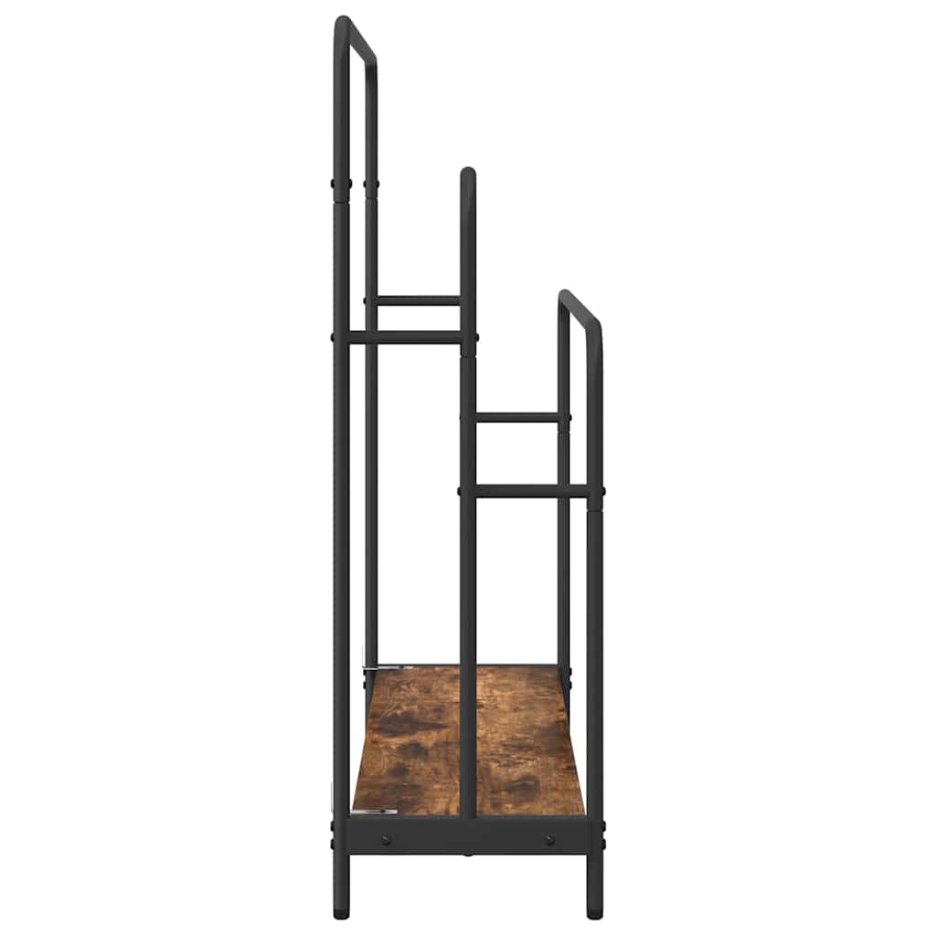 Ruhaszárító polcokkal füstölt tölgy 90 x 30 x 100.5 cm faanyag Ruhaszárító polcokkal füstölt tölgy 90 x 30 x 100.5 cm faanyag