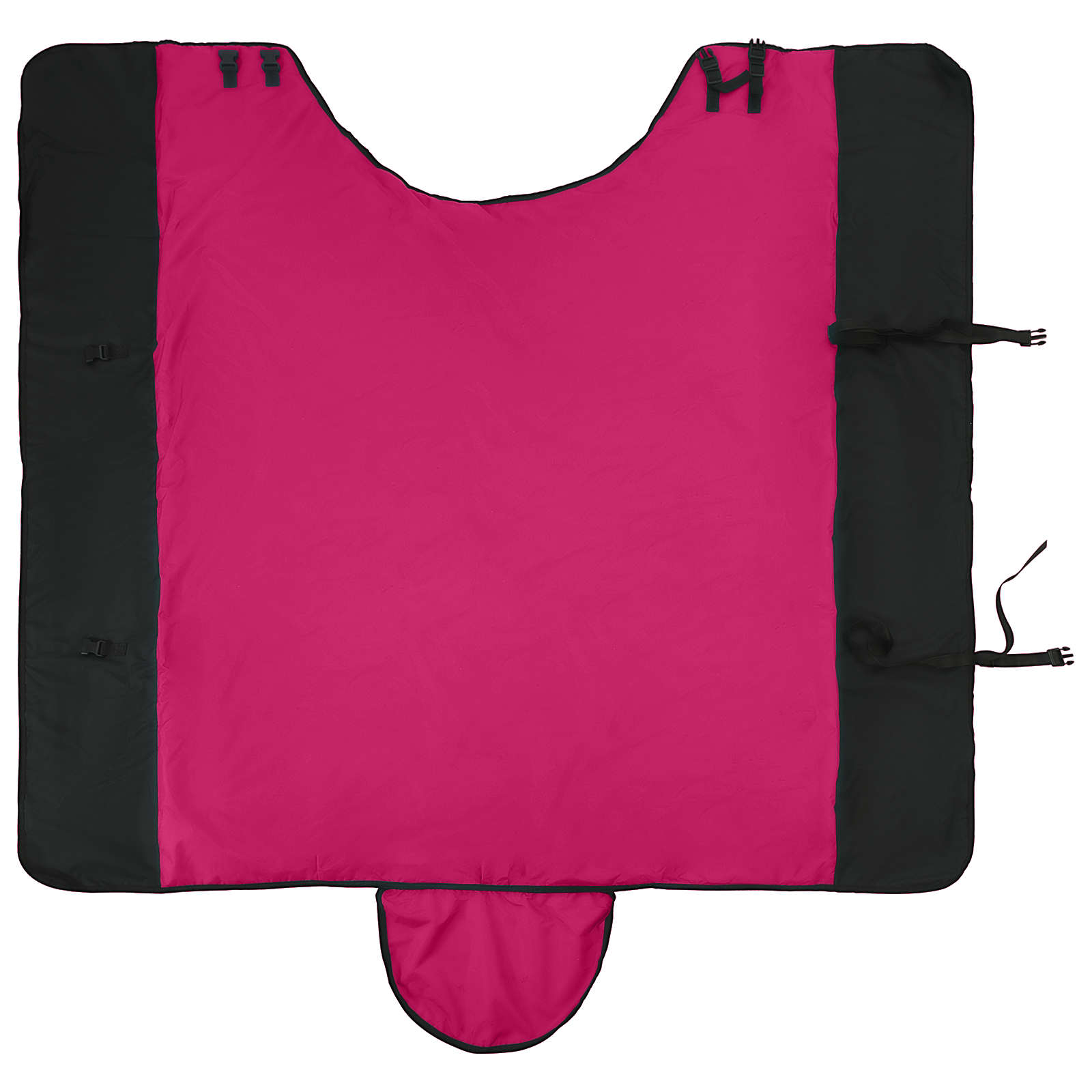 Ló takaró rózsaszín és fekete 115 cm poliészter