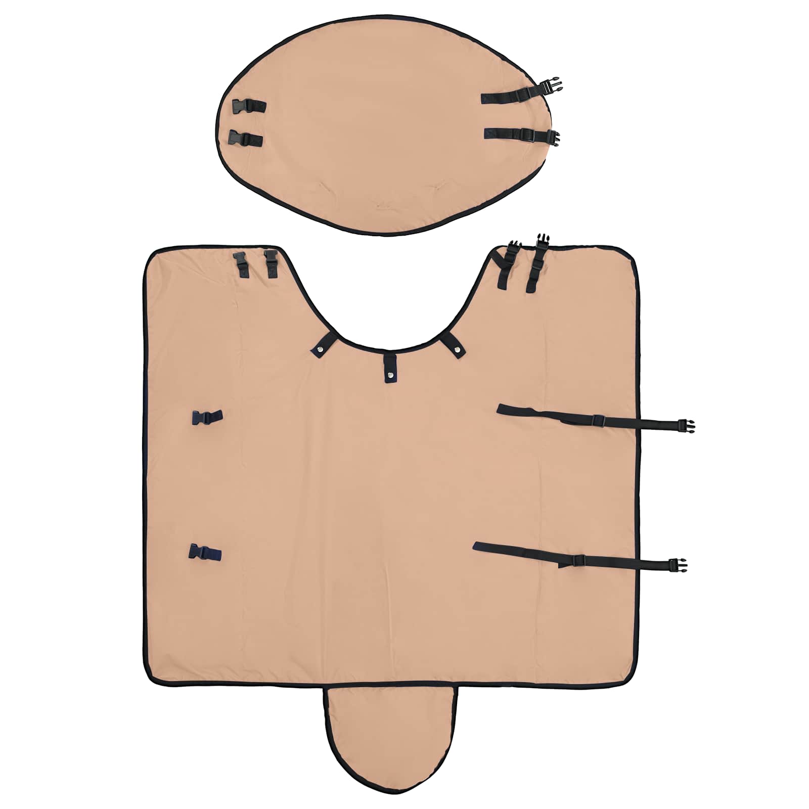 Ló takaró cappuccino 125 cm poliészter