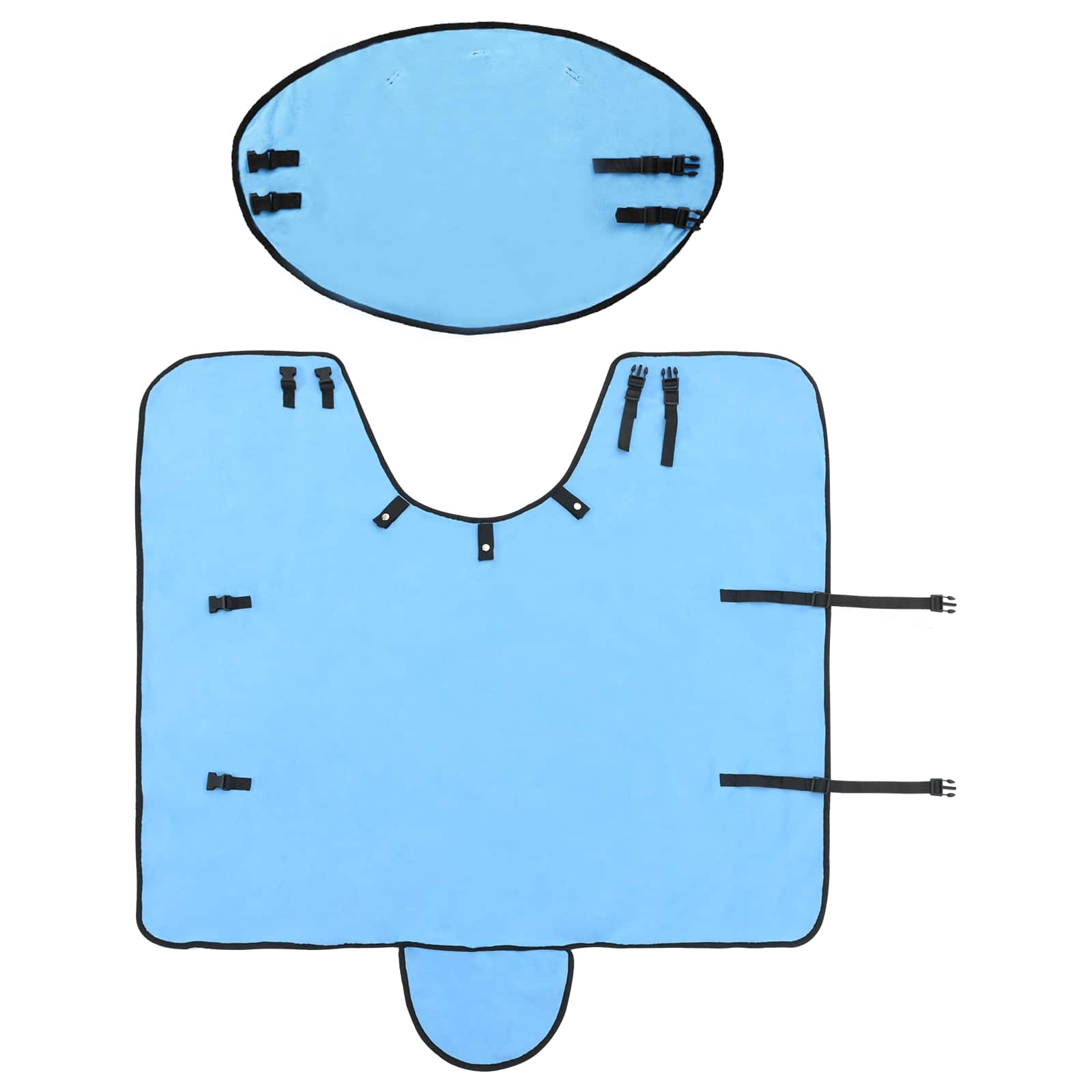 Ló takaró teljes aqua 115 cm poliészter