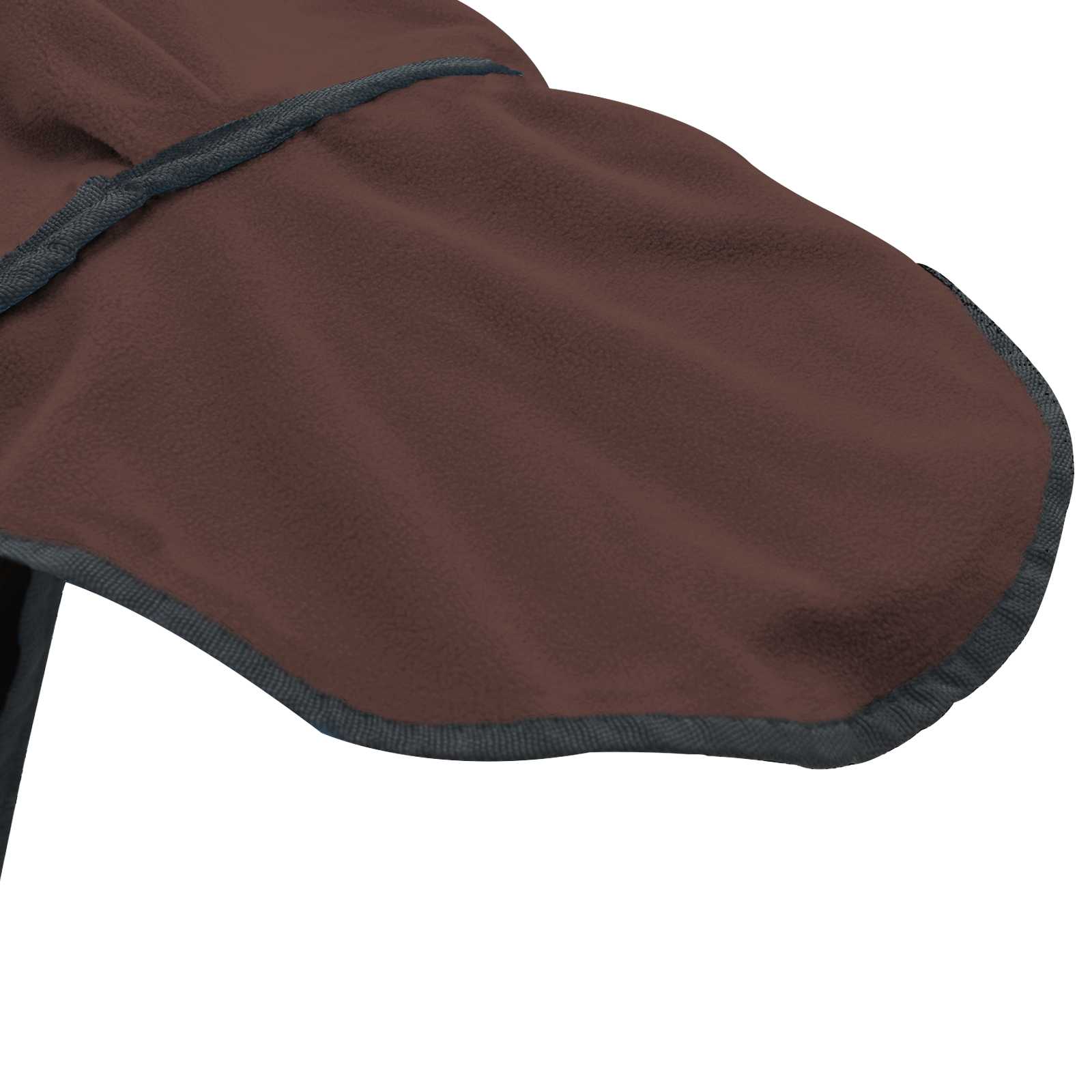 Ló takaró teljes sötét barna 125 cm poliészter