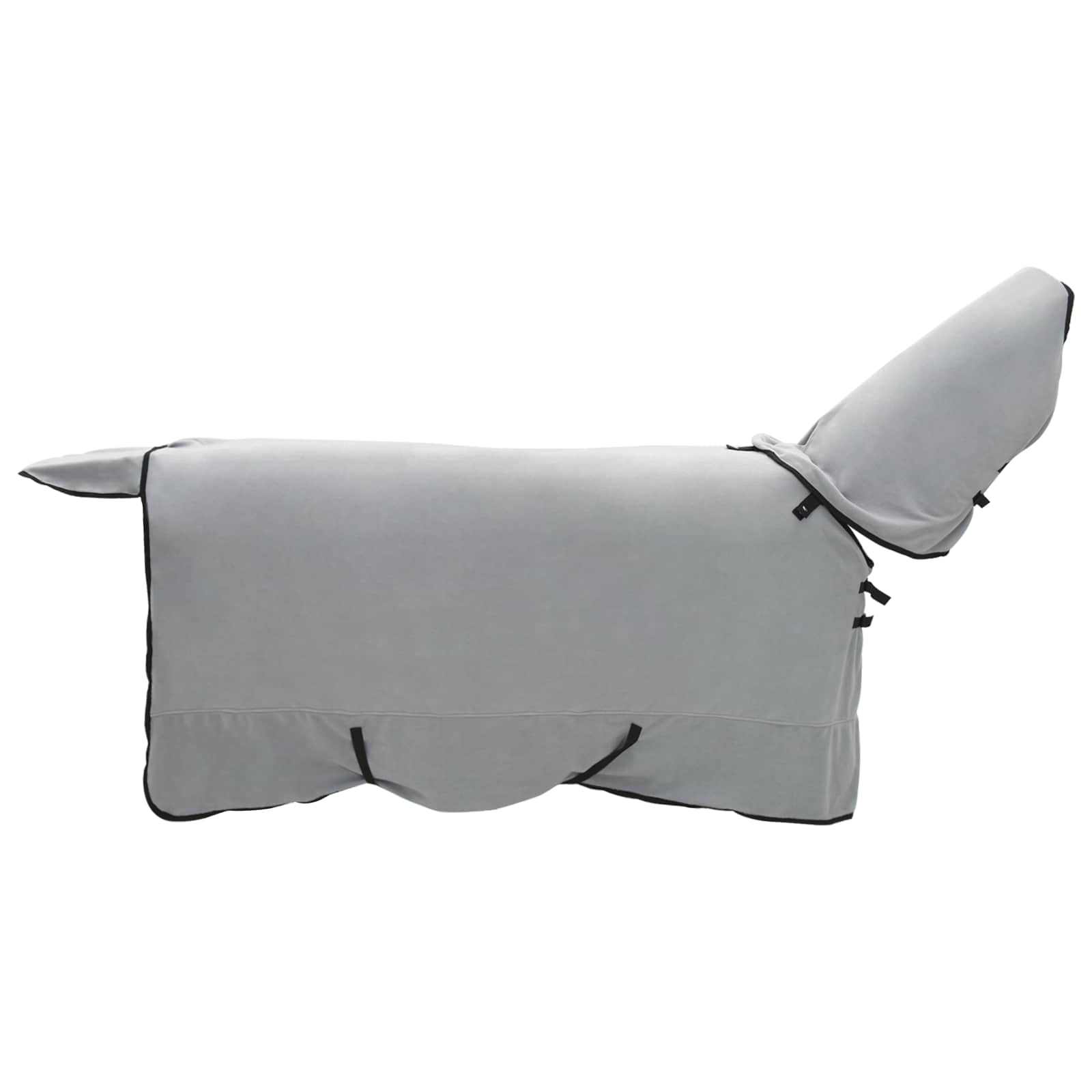 Ló takaró teljes világos szürke és rózsaszín 165 cm poliészter