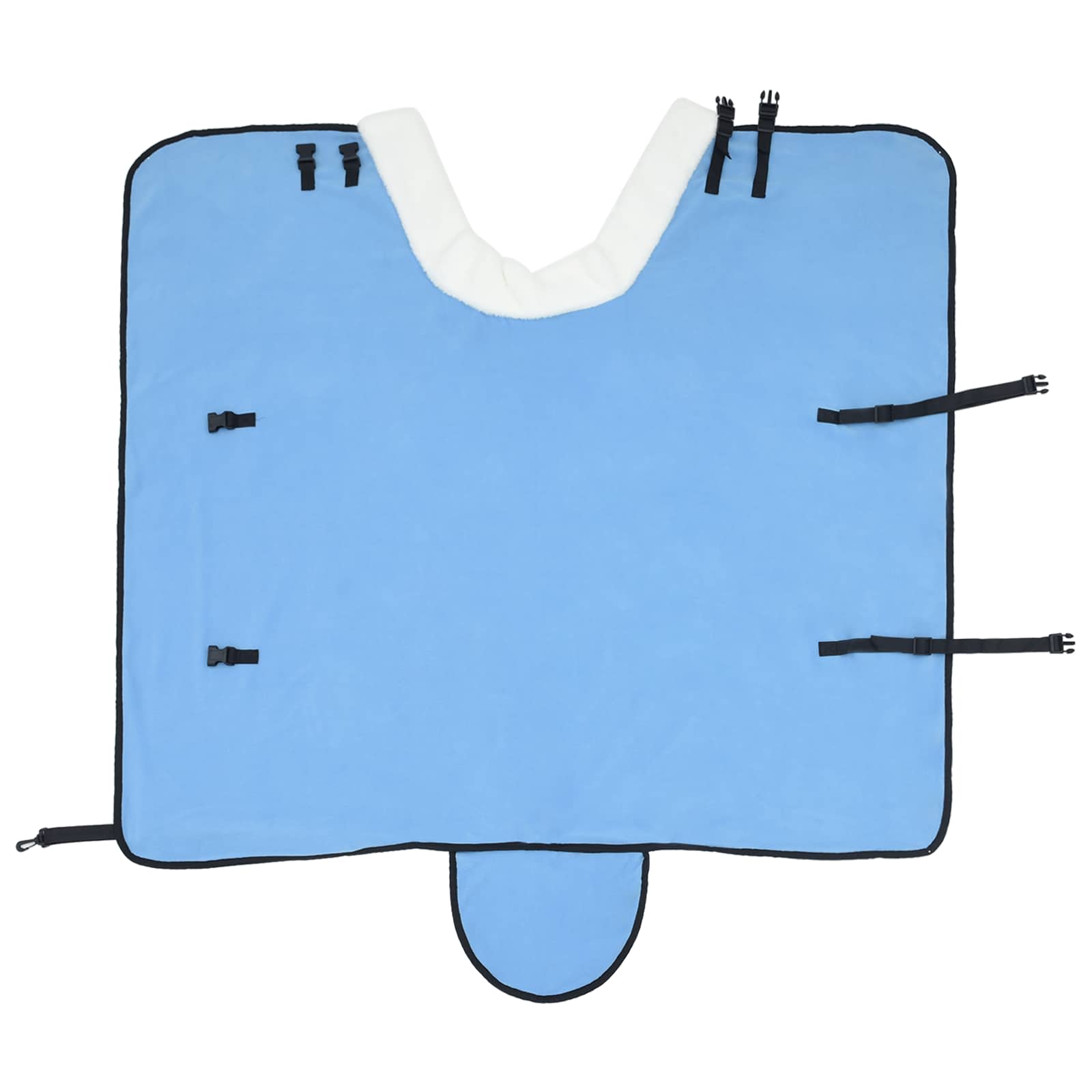 Ló takaró teljes aqua 85 cm polár fleece