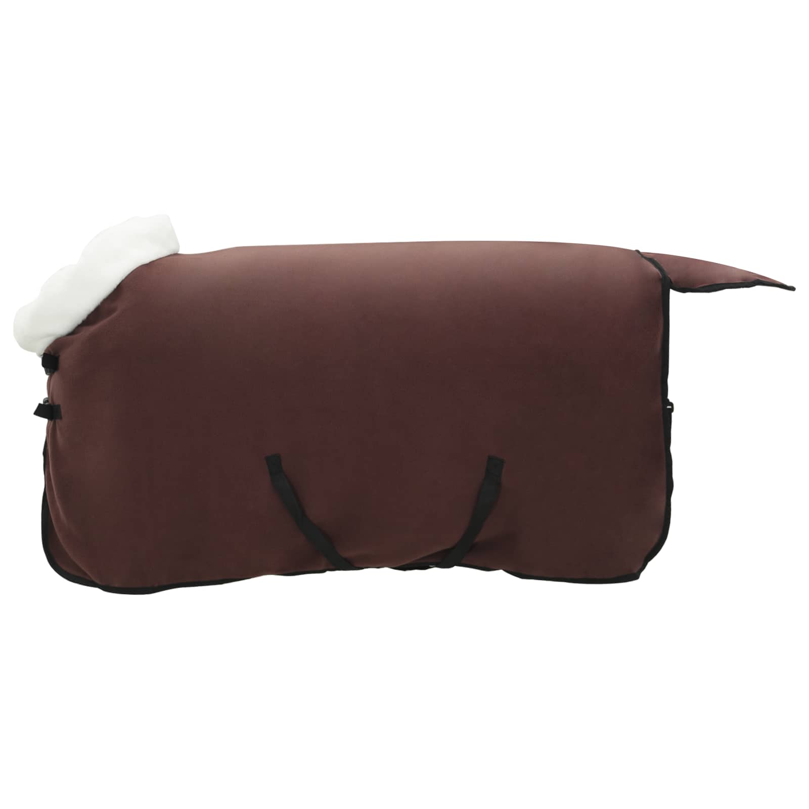 Ló takaró teljes sötét barna 105 cm polár fleece
