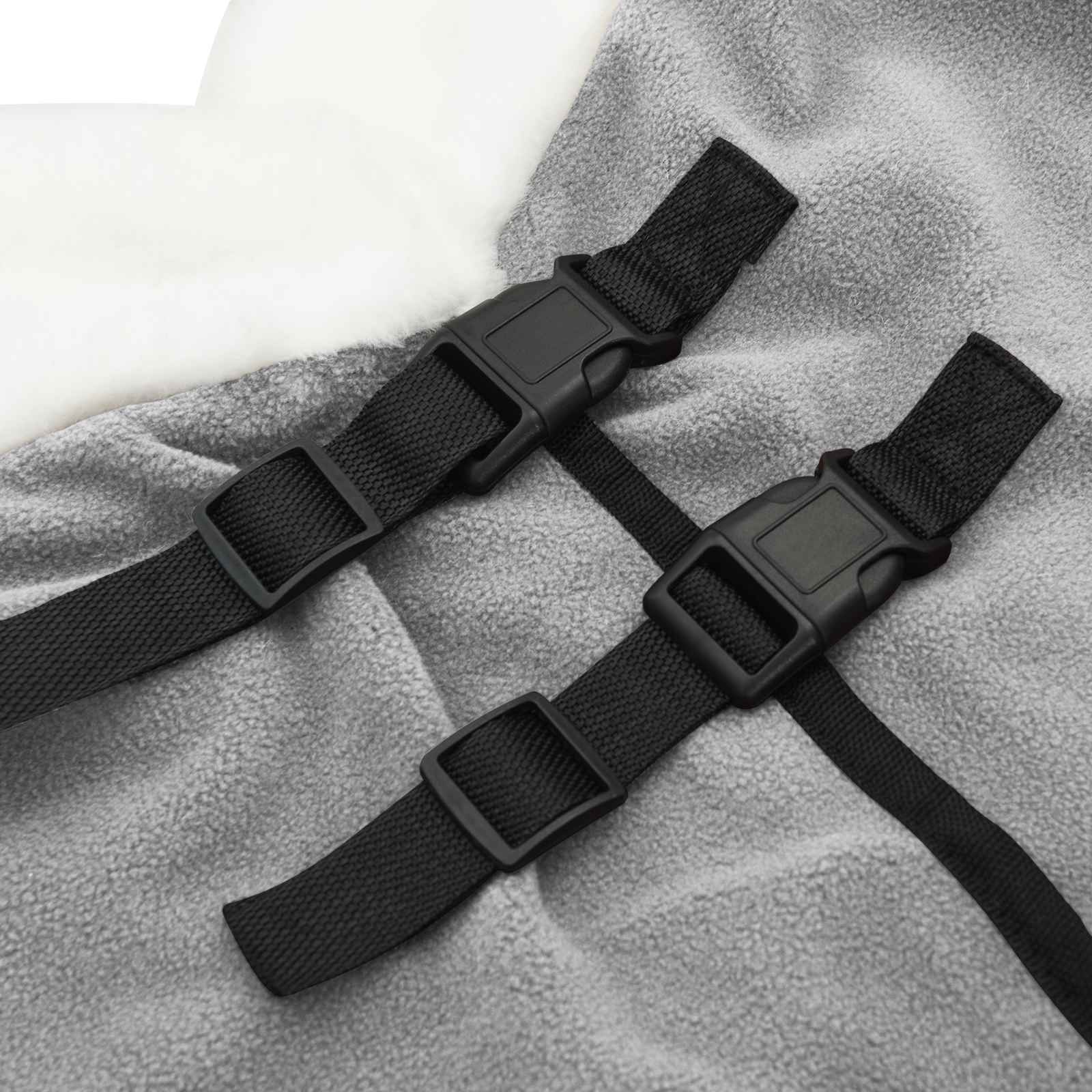 Ló takaró teljes világosszürke 75 cm polár fleece