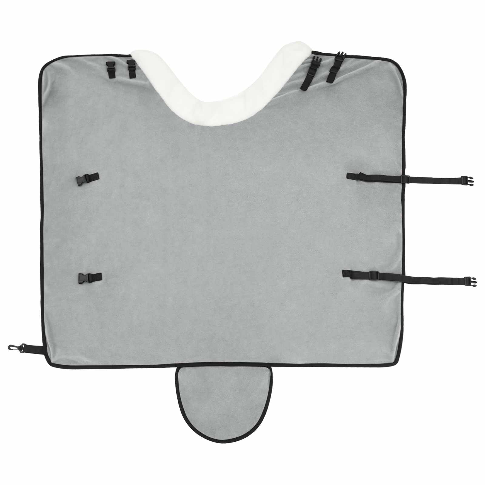 Ló takaró teljes világosszürke 75 cm polár fleece