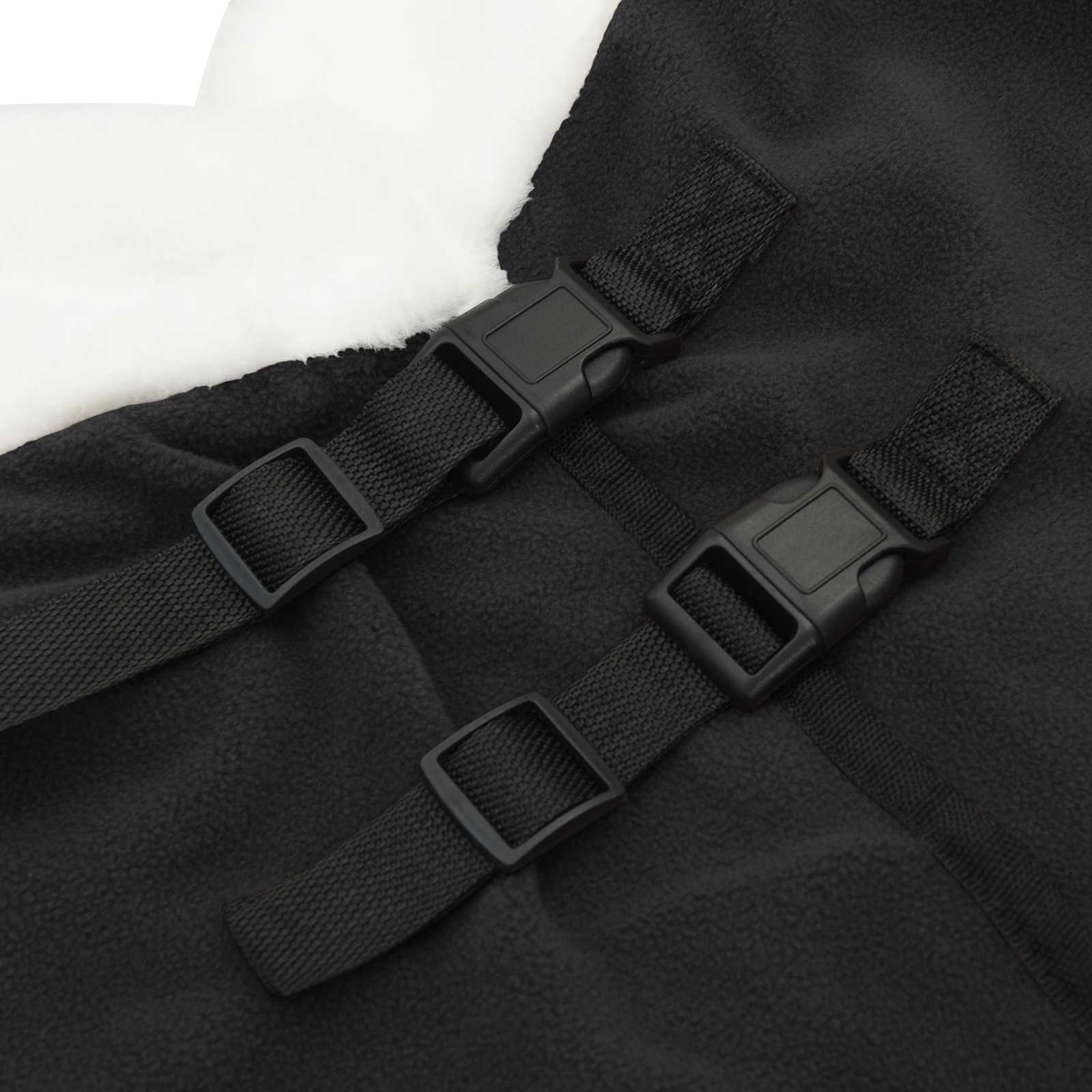 Ló takaró fekete 85 cm polár fleece