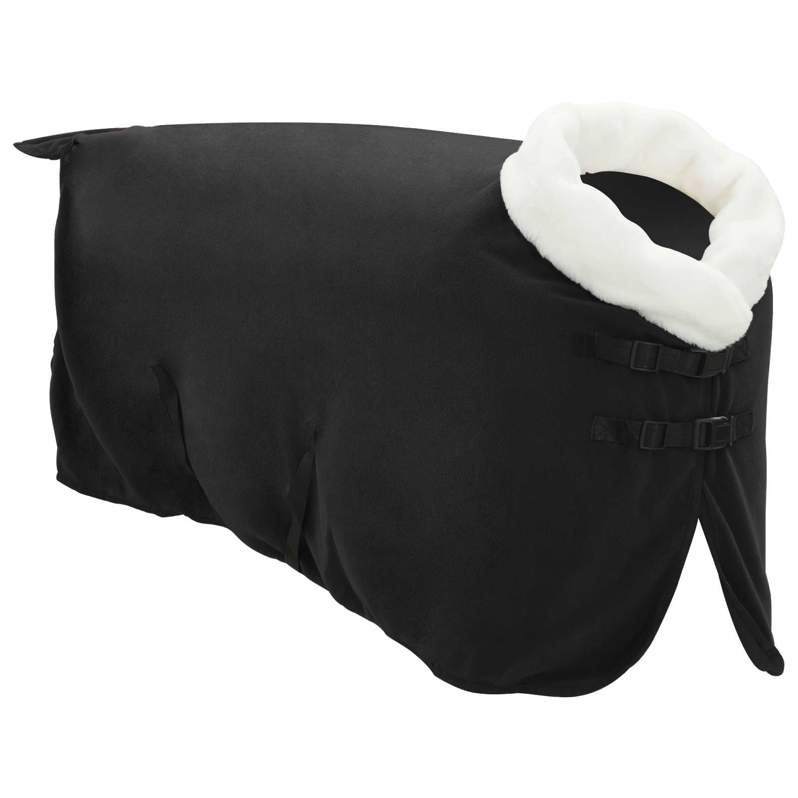 Ló takaró fekete 95 cm polár fleece