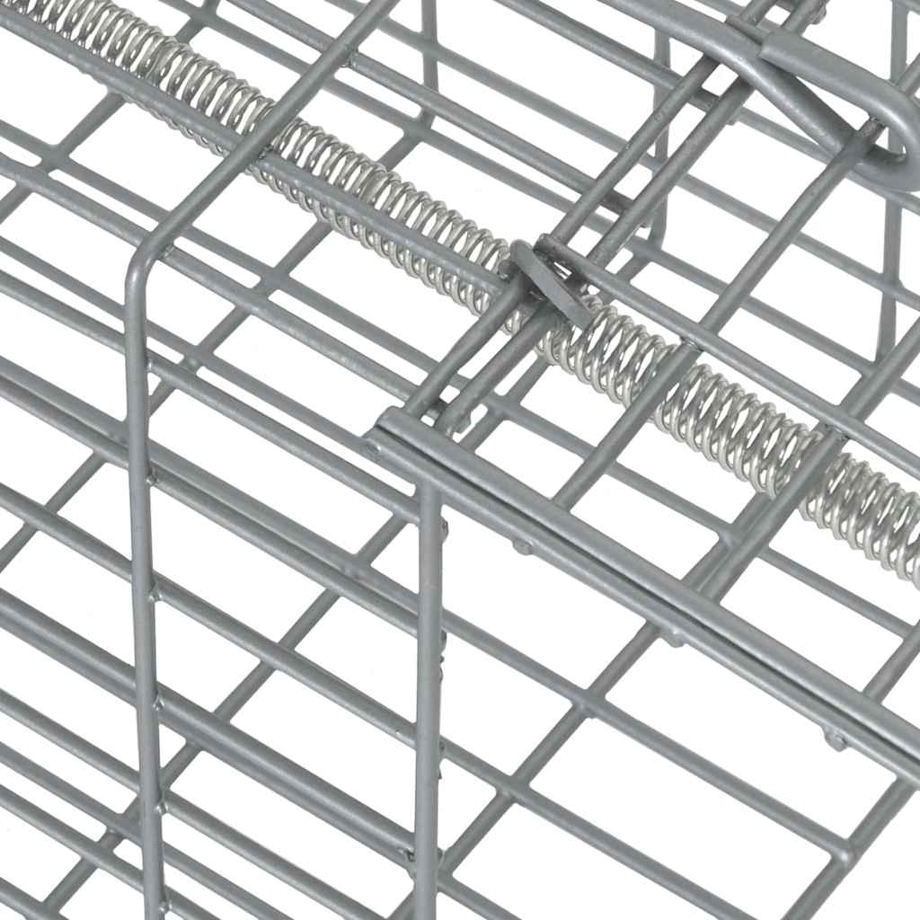 Állatcsapda antracit 31 x 13 x 12cm acél